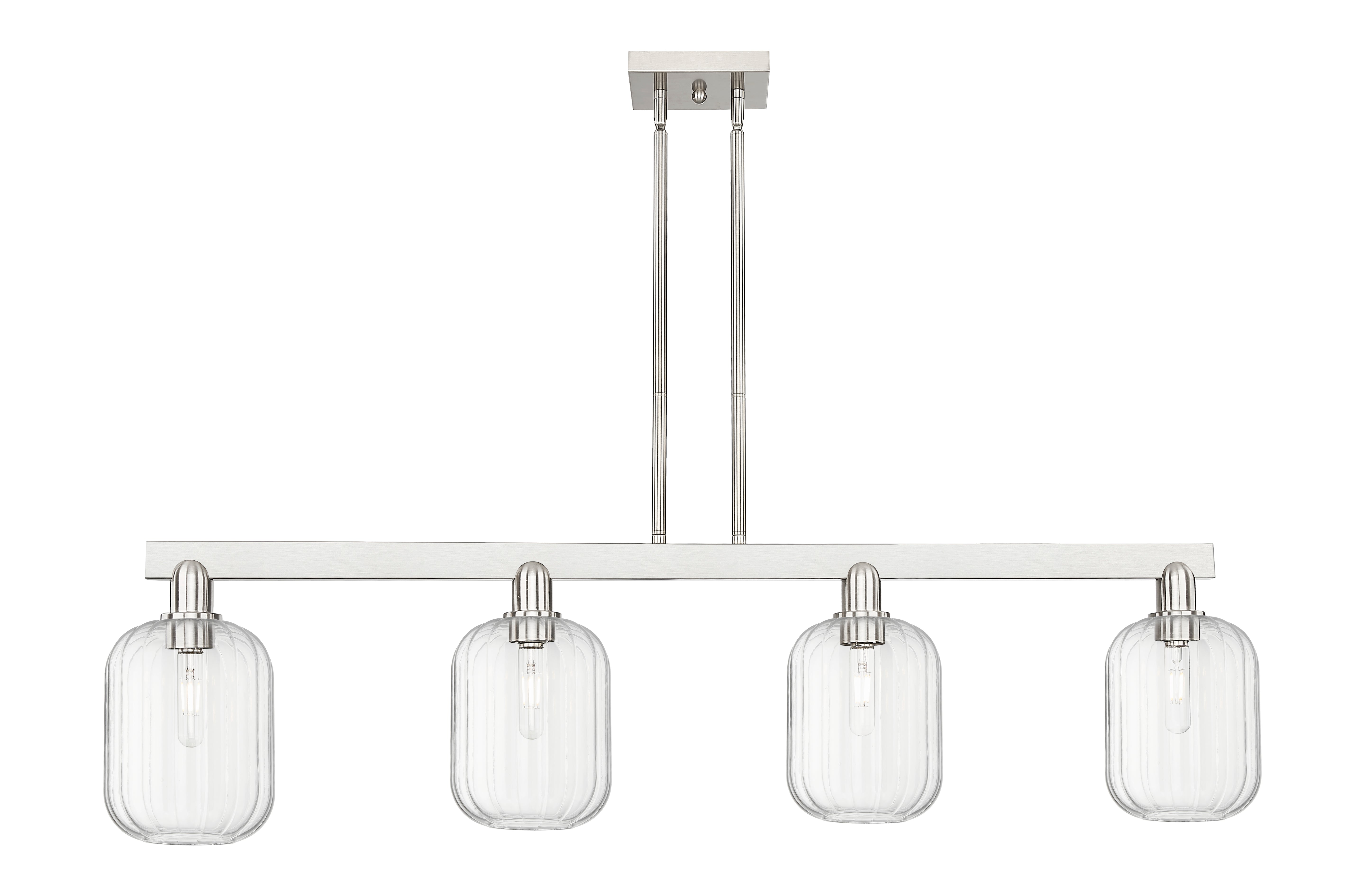 Arcadia Island Light Cast Brass Steel Glass