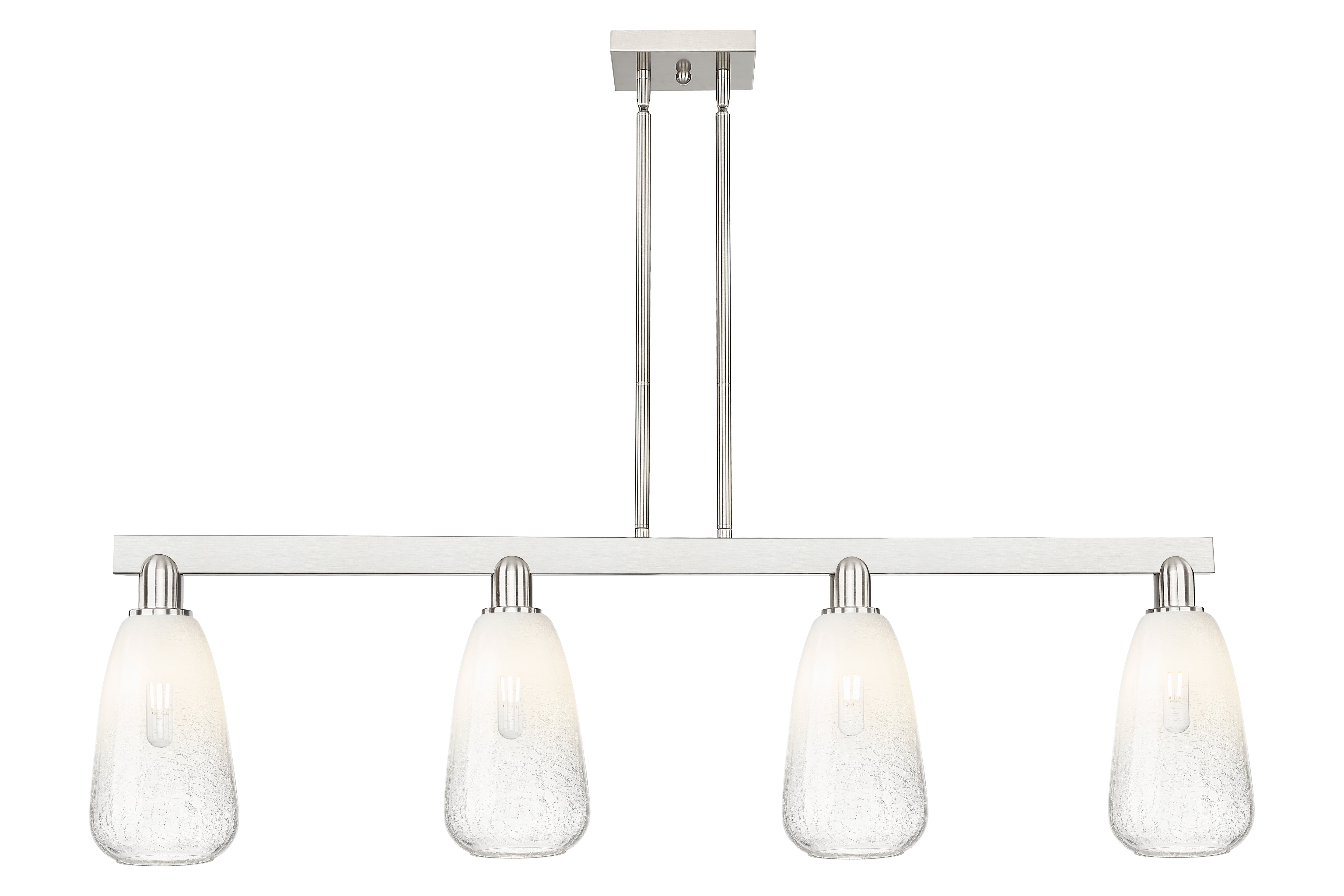 Arcadia Island Light Glass Brass Steel