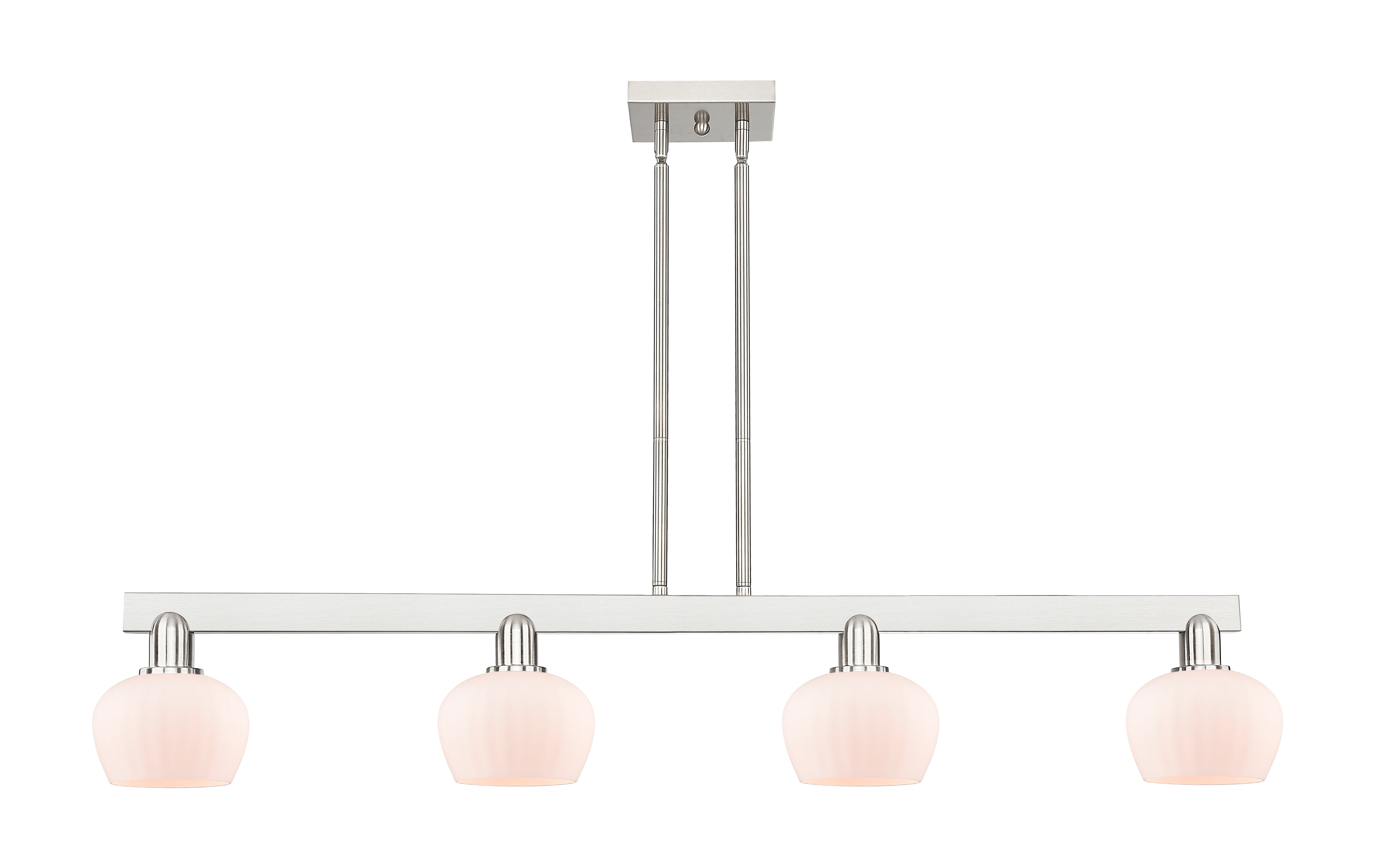 Arcadia Island Light Cast Brass Glass Steel