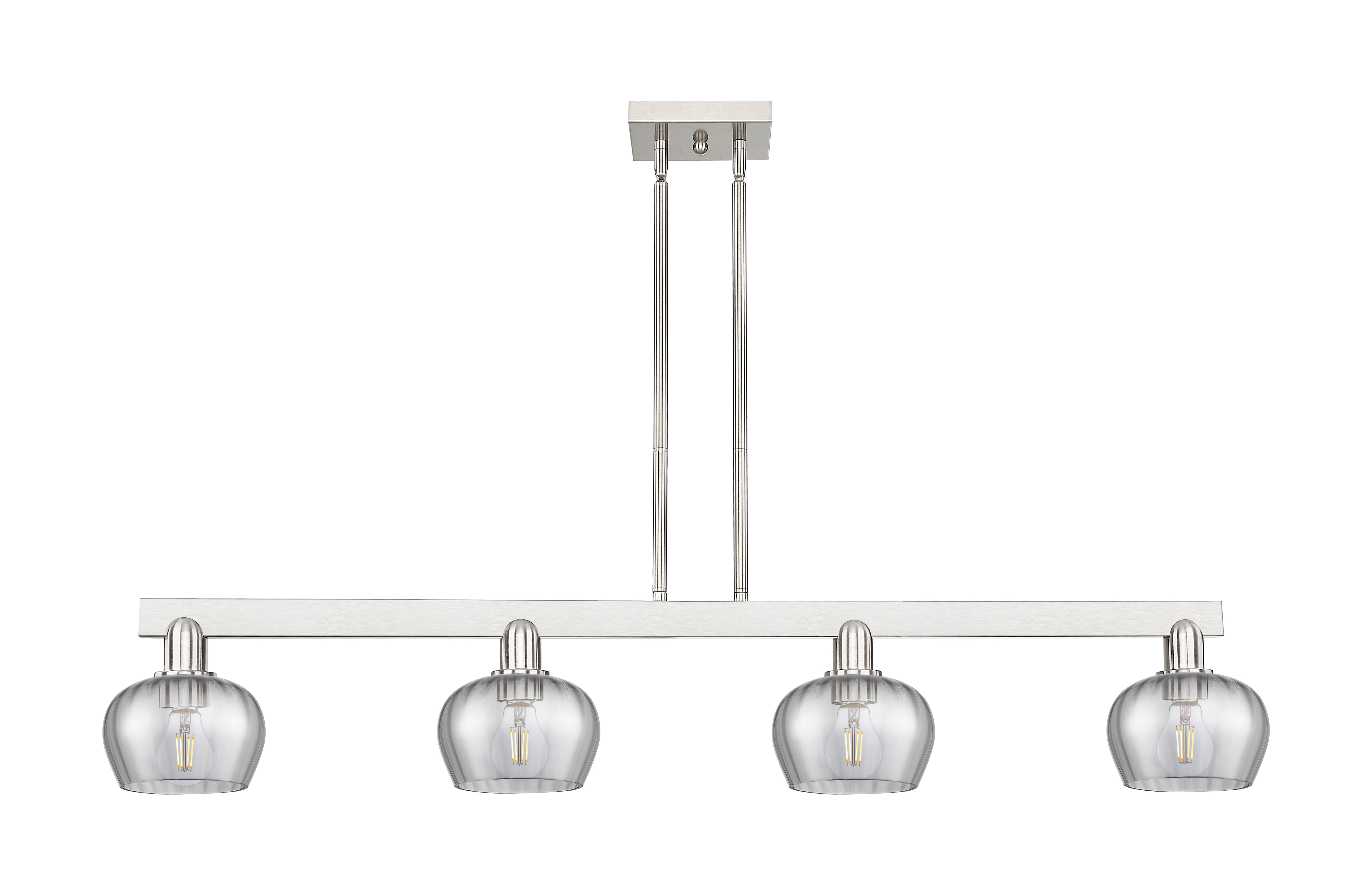 Arcadia Island Light Cast Brass Glass Steel