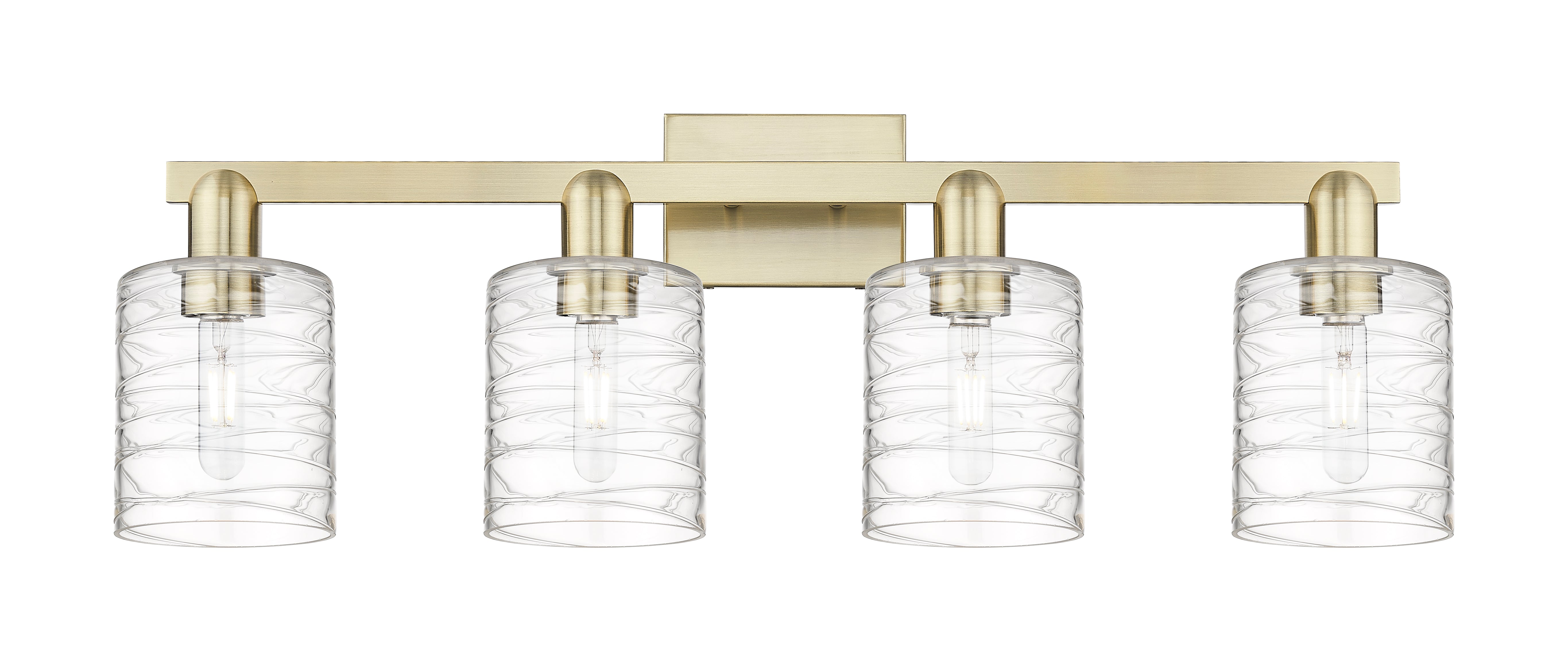 Arcadia Bath Vanity Light Cast Brass Finish