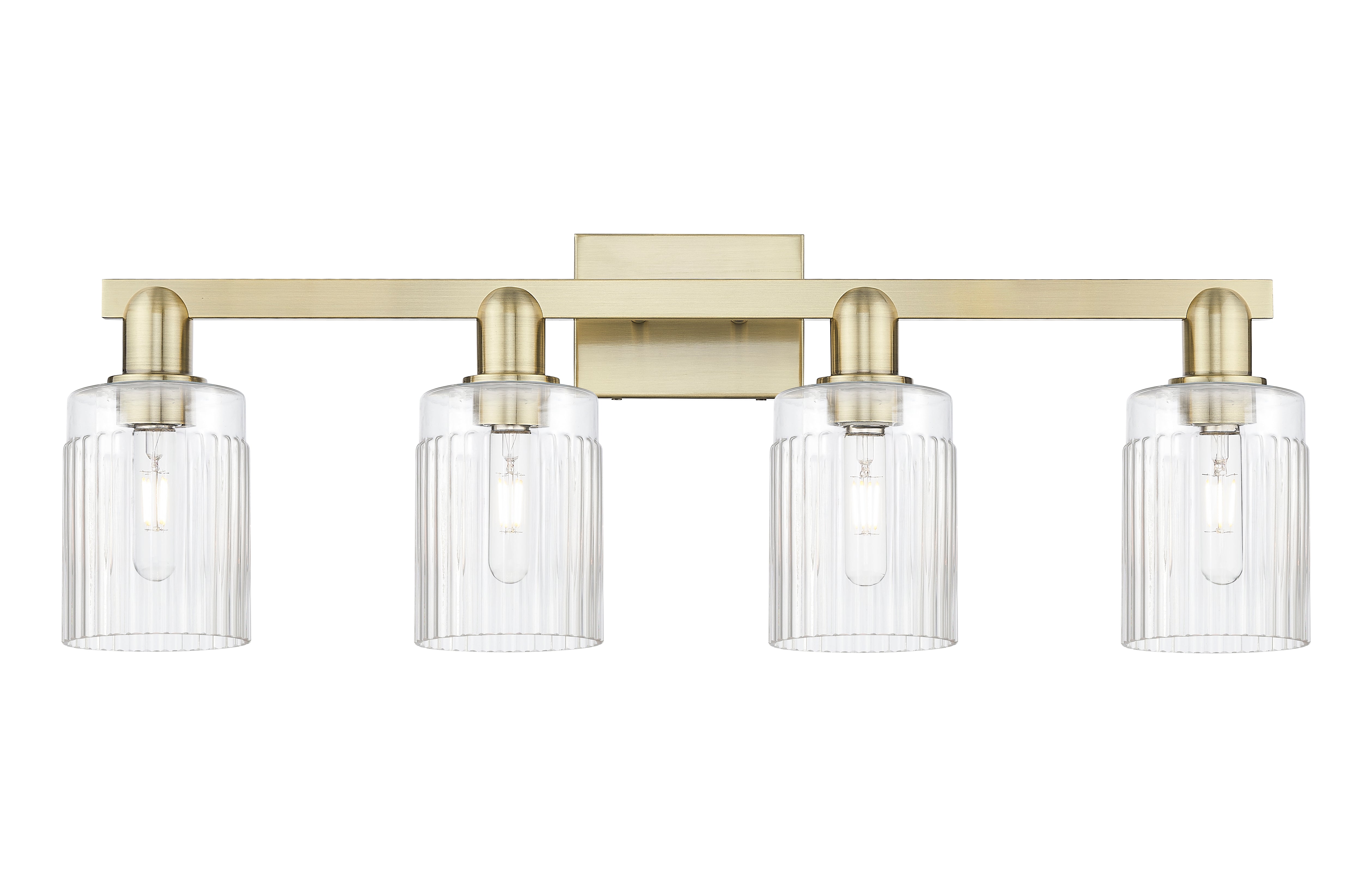 Arcadia Bath Vanity Light Cast Brass Steel