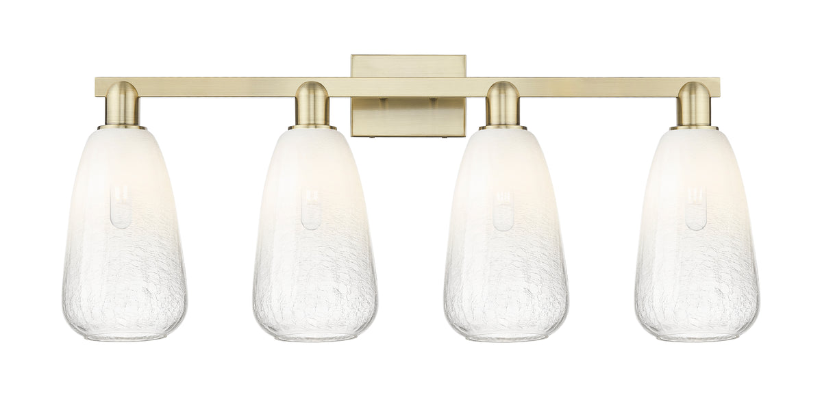 Brookhaven Almond 36-Inch 4-Light Bath Vanity Light 14.75-Inch High