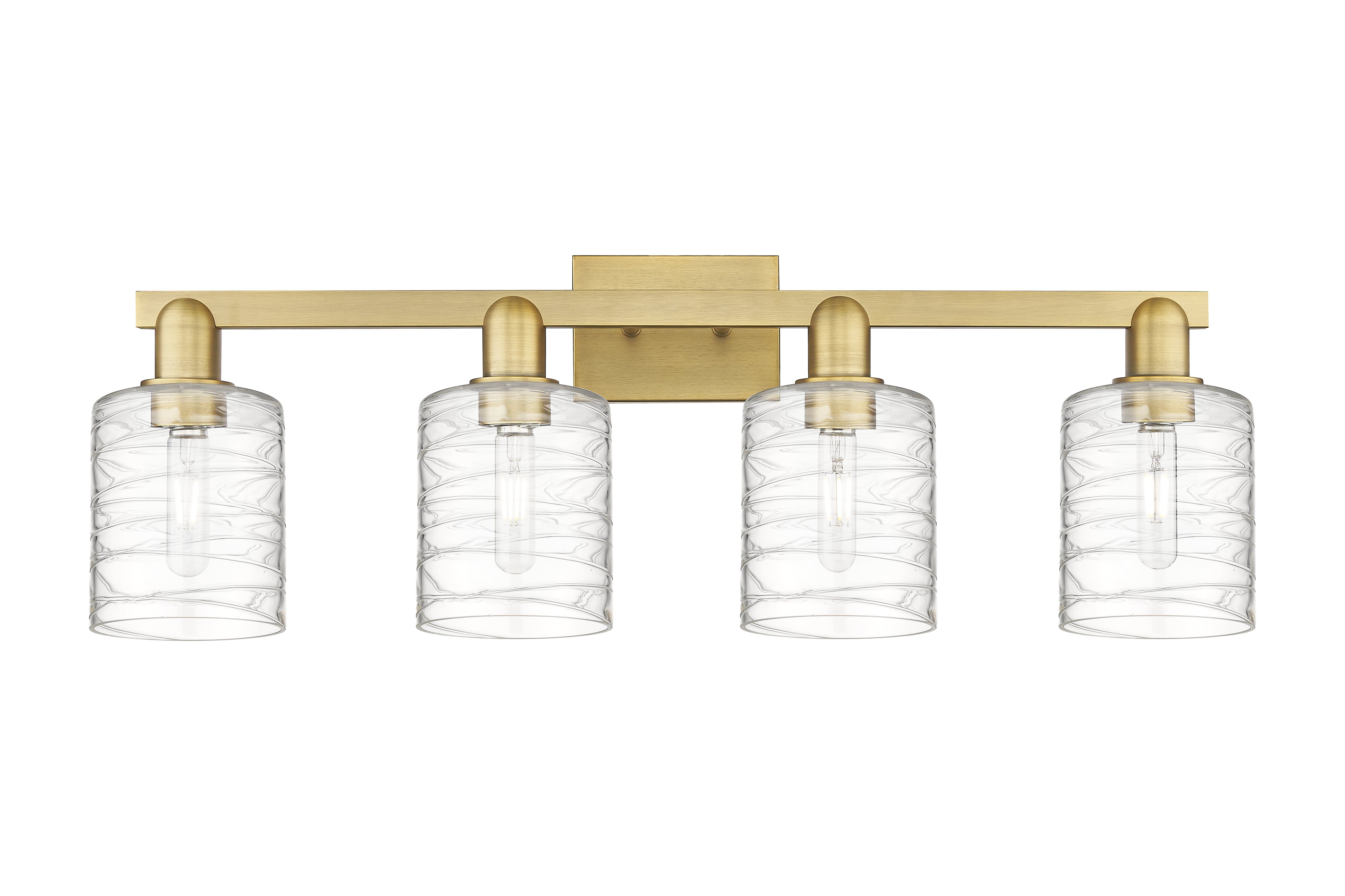 Arcadia Bath Vanity Light Cast Brass Finish