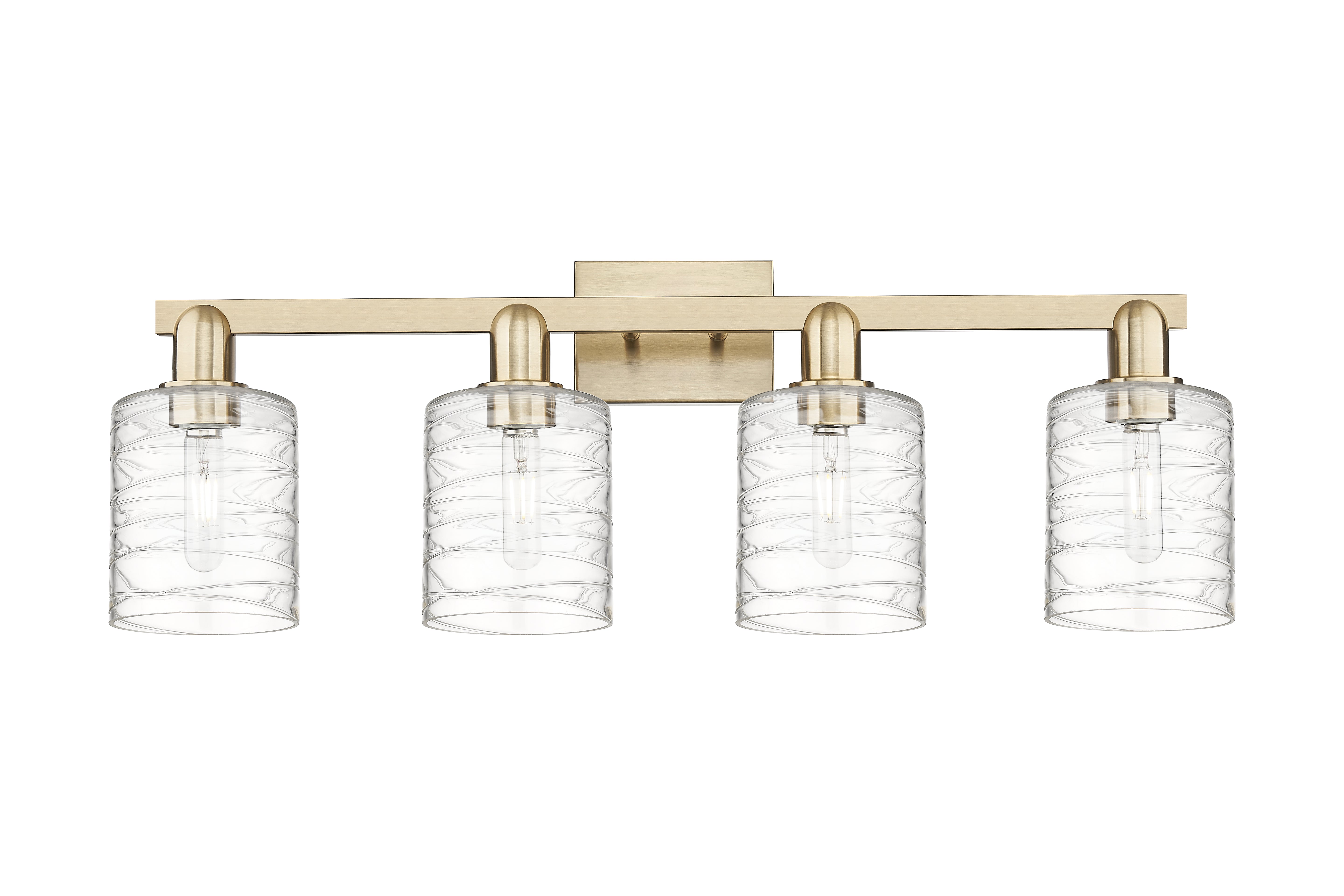 Arcadia Bath Vanity Light Cast Brass Finish