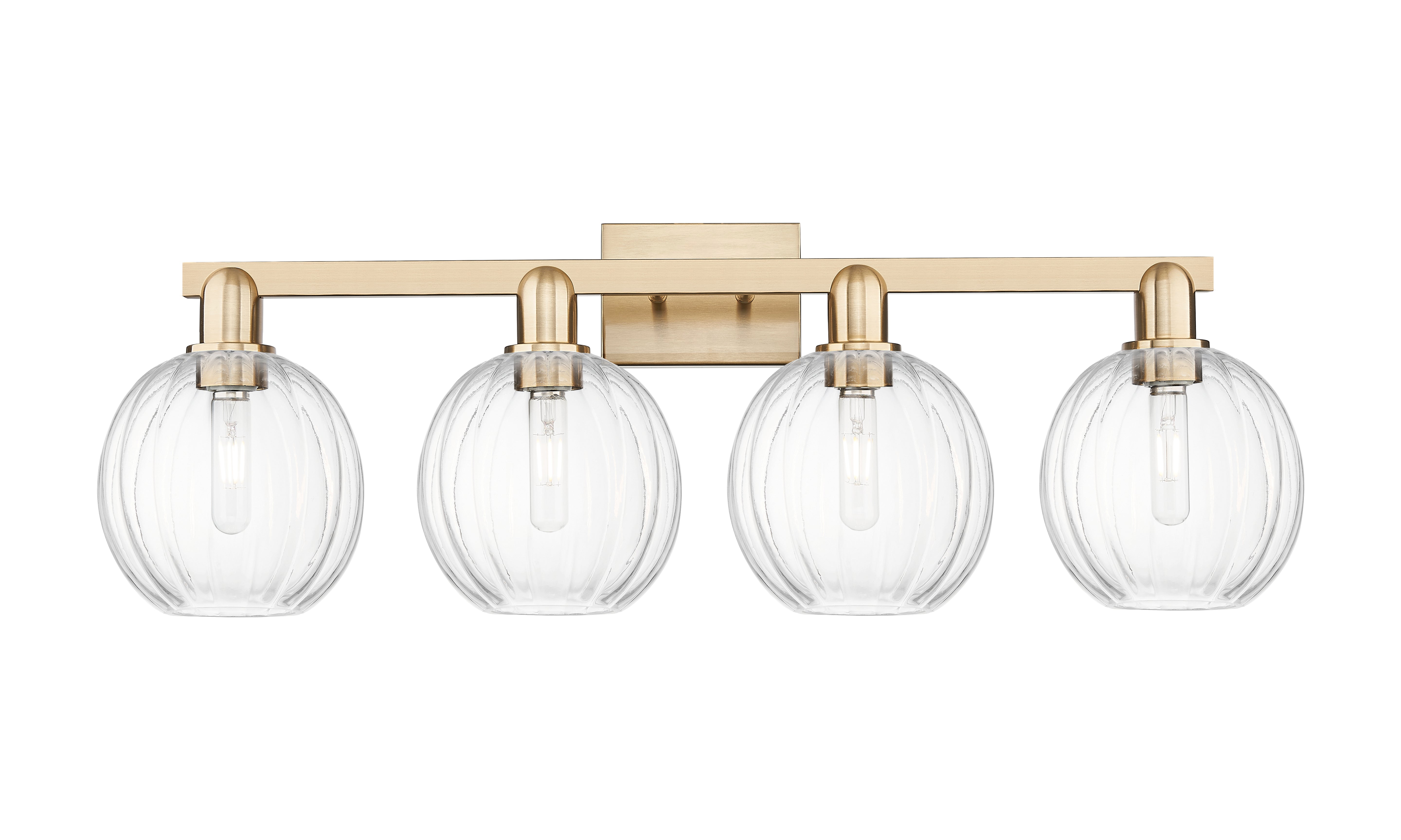 Arcadia Bath Vanity Light Cast Brass