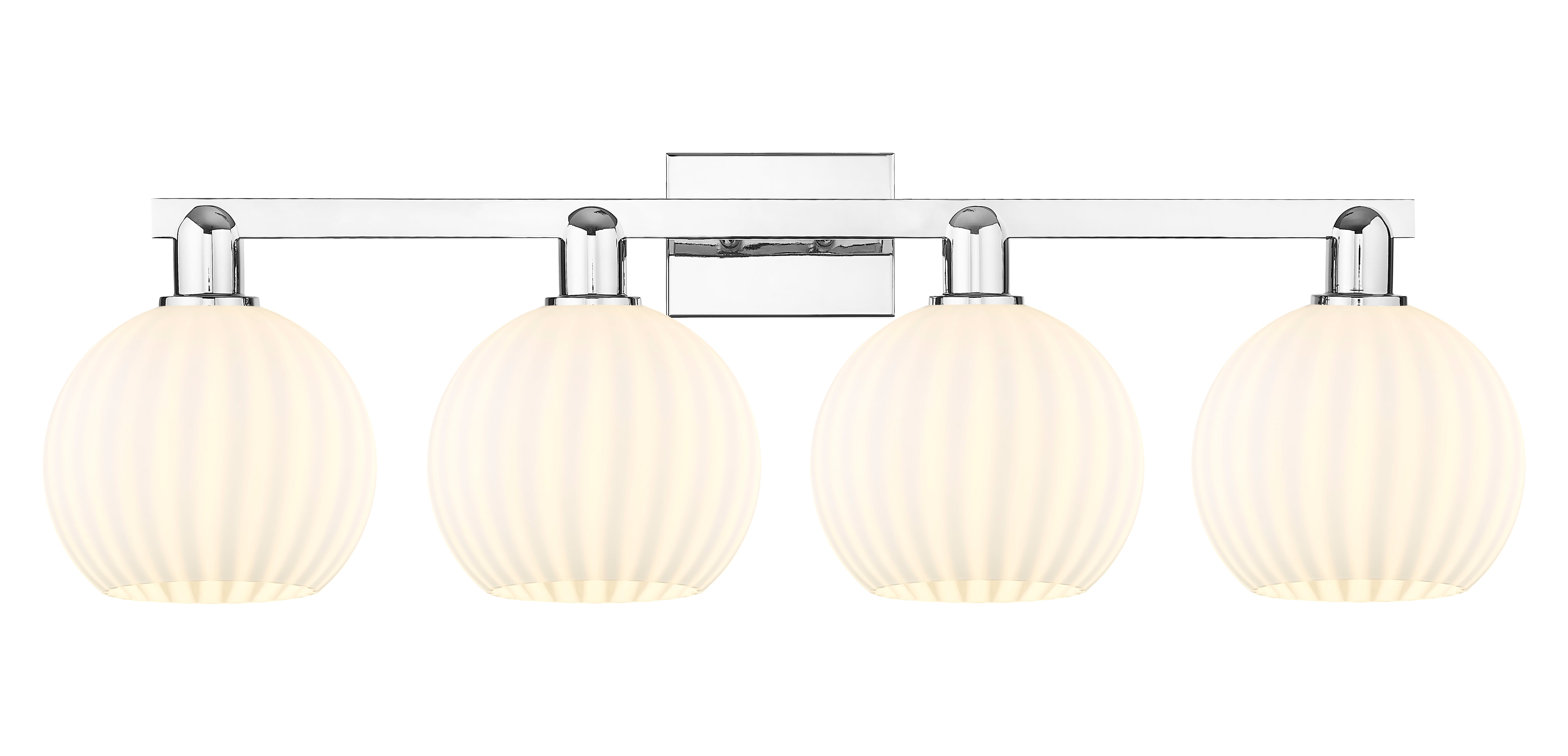 Arcadia Bath Vanity Light Brass Glass Steel