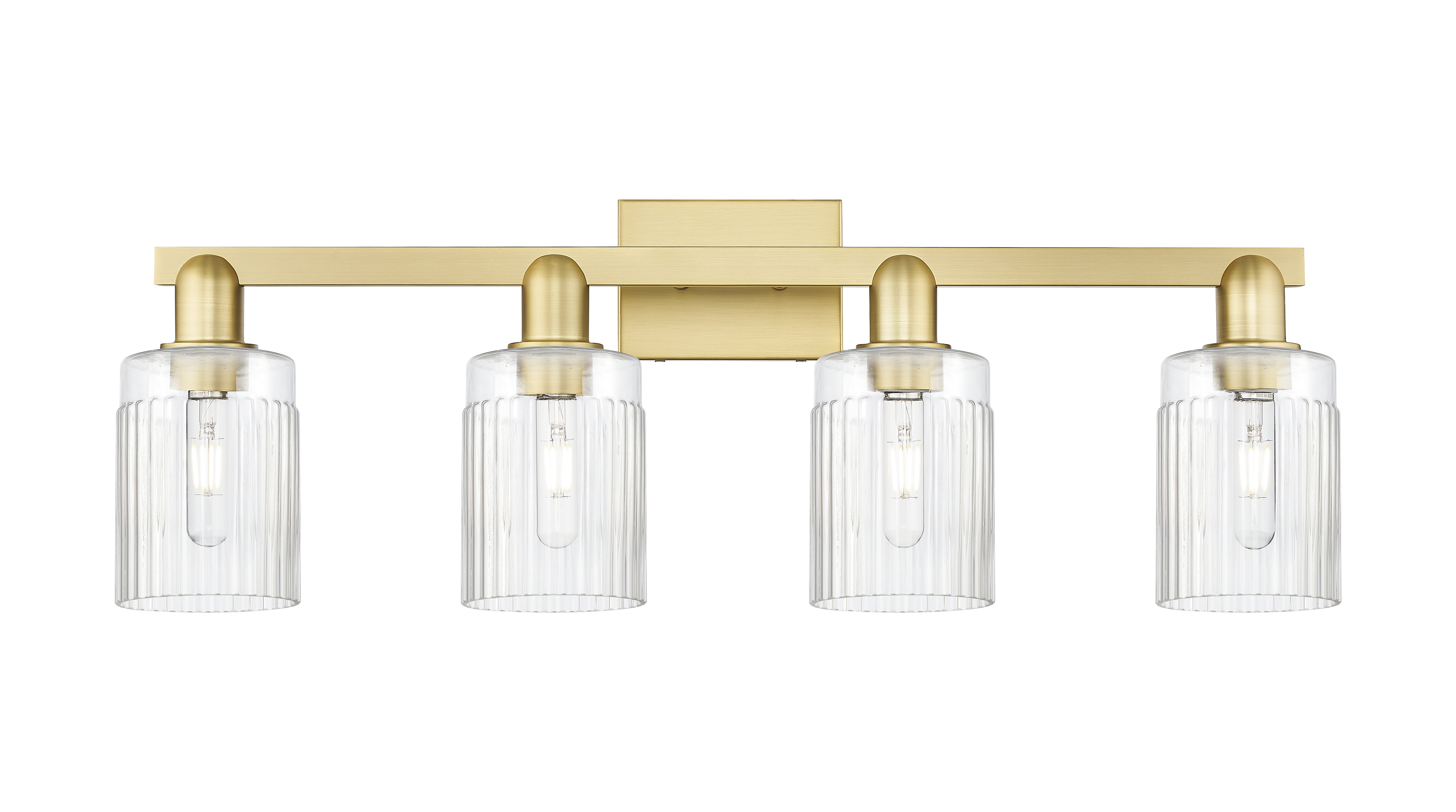 Arcadia Bath Vanity Light Cast Brass Steel