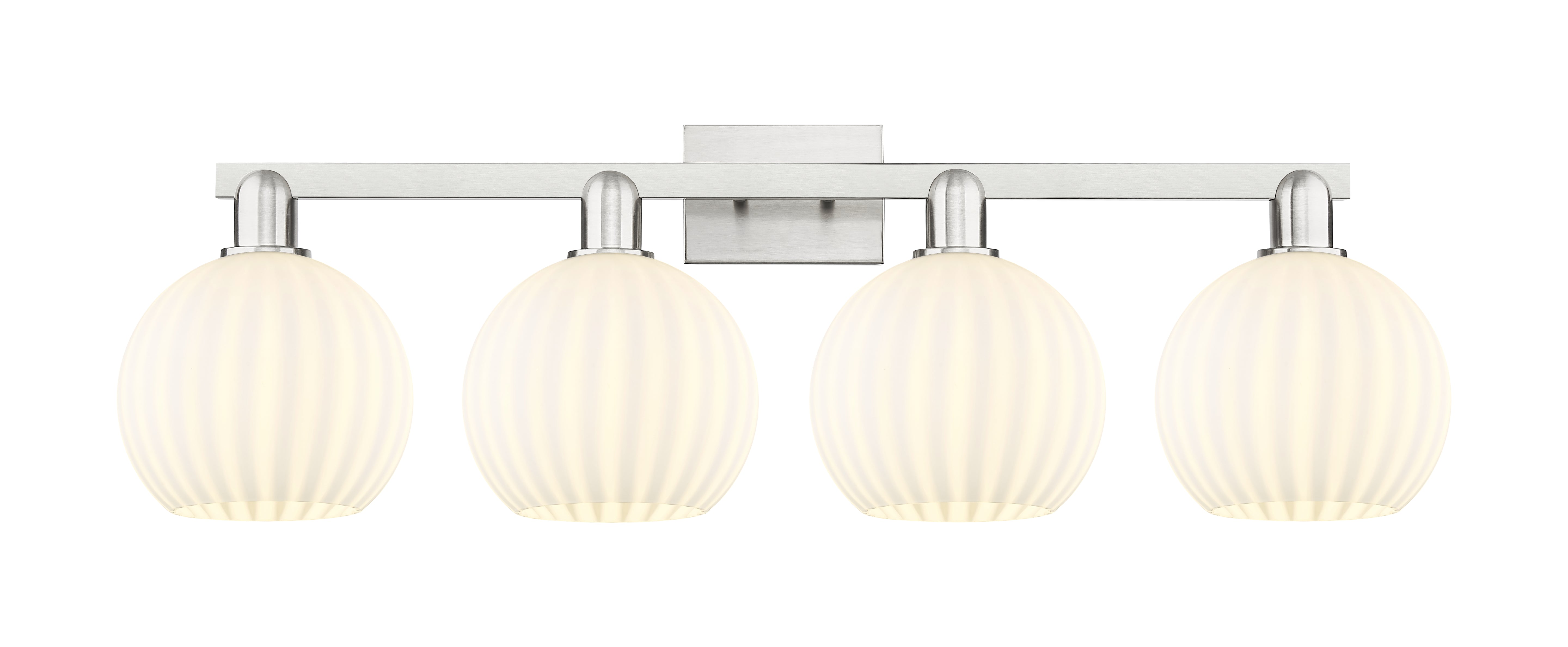 Arcadia Bath Vanity Light Brass Glass Steel