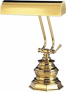 14-inch Piano/desk Polished Brass Desk Lamp