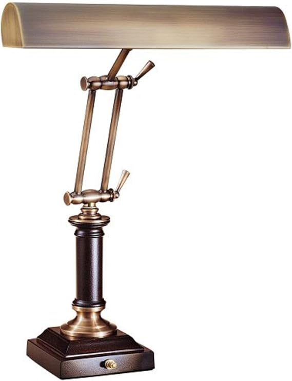 16.5-inch Piano/desk Antique Brass Desk Lamp