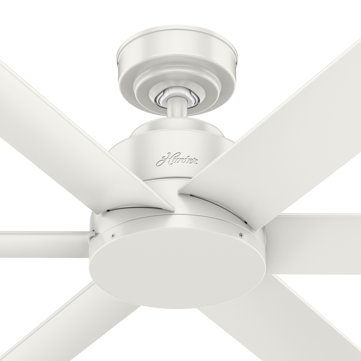 44 inch Kennicott Fresh White Damp Rated Ceiling Fan and Wall Control