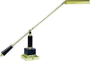 26-inch Grand Piano Polished Brass on Base Desk Lamp