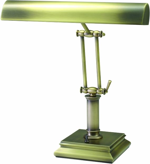 14-inch Piano/desk Antique Brass on Base Desk Lamp