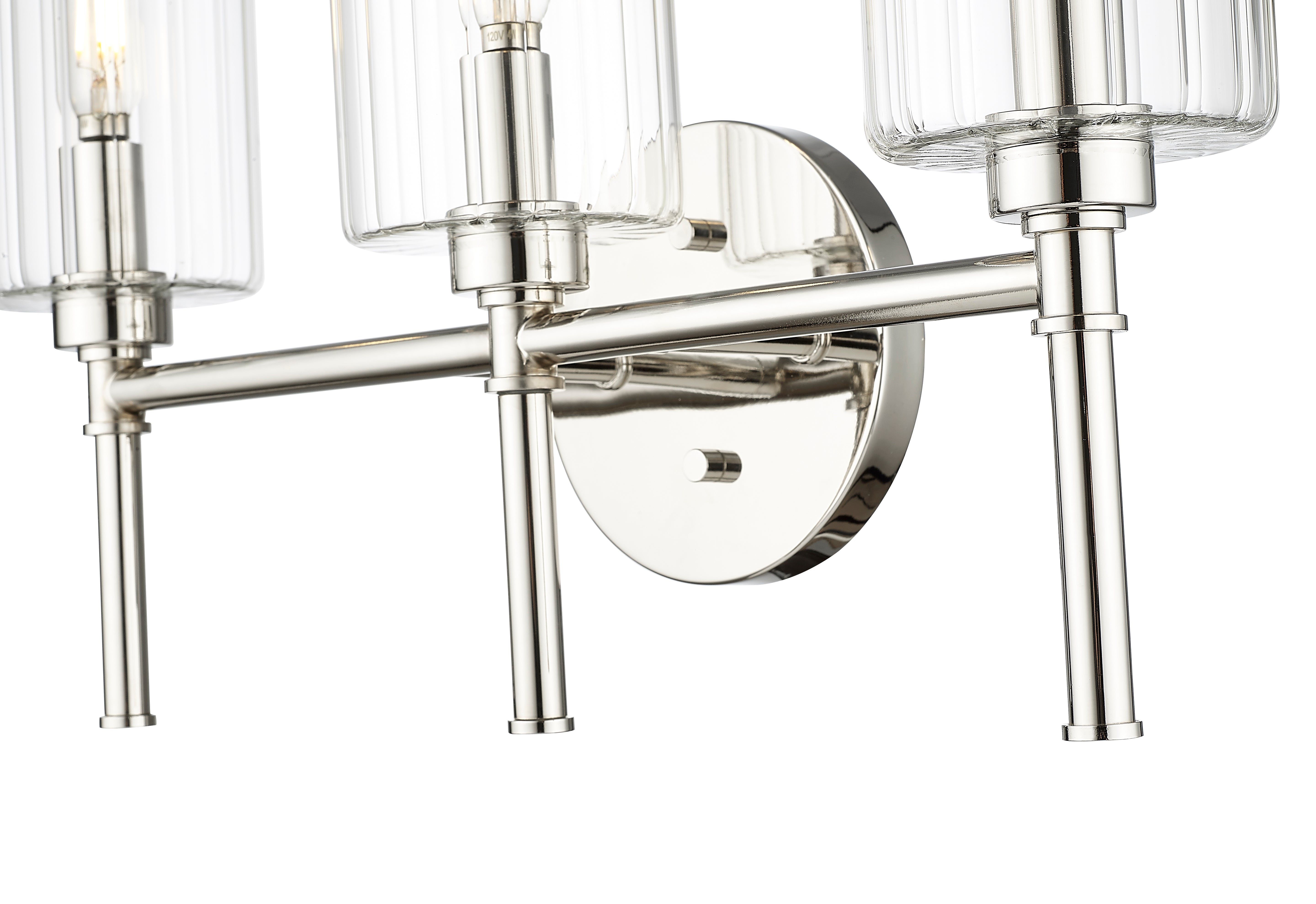 19'' Chastine Polished Nickel 3 Light Bath Vanity