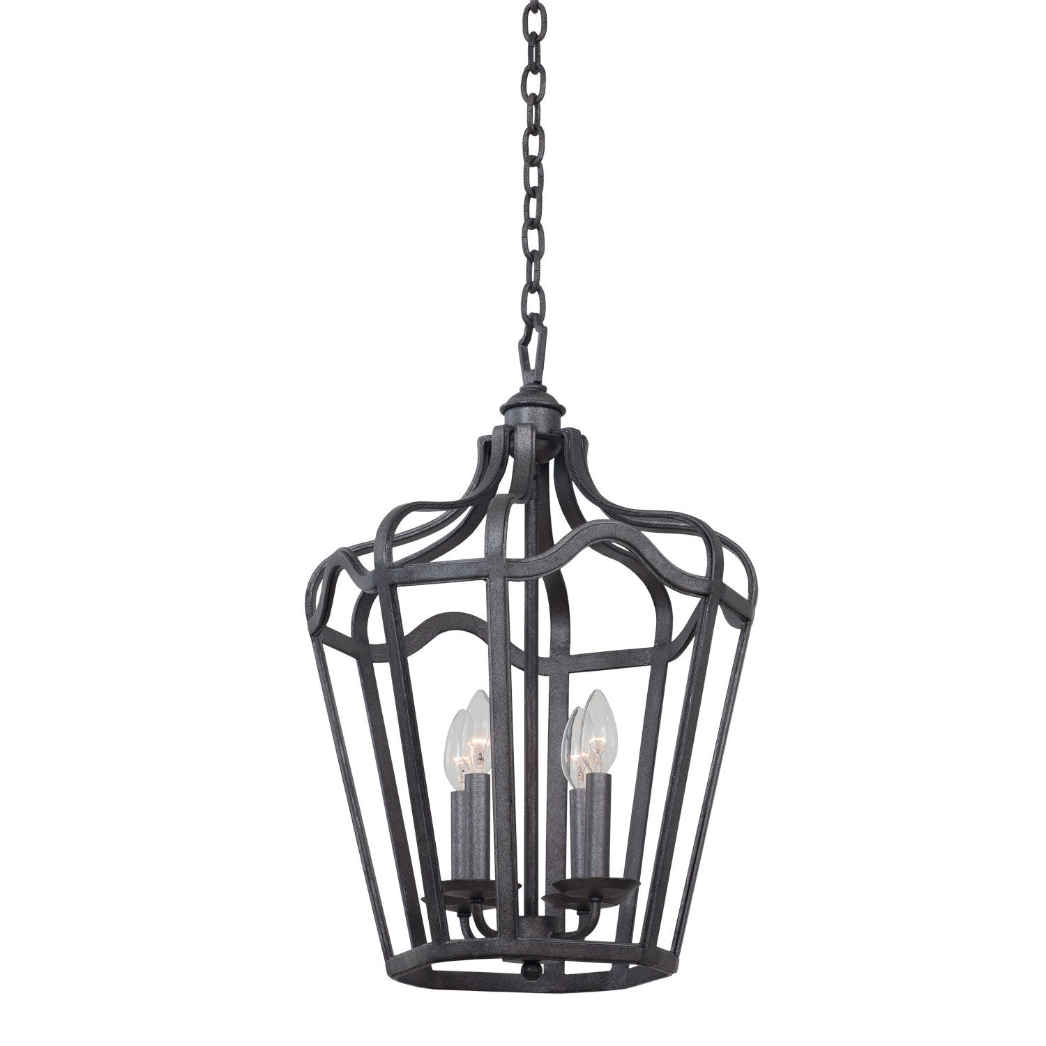 24'' Livingston 4 Light Charcoal Pendant