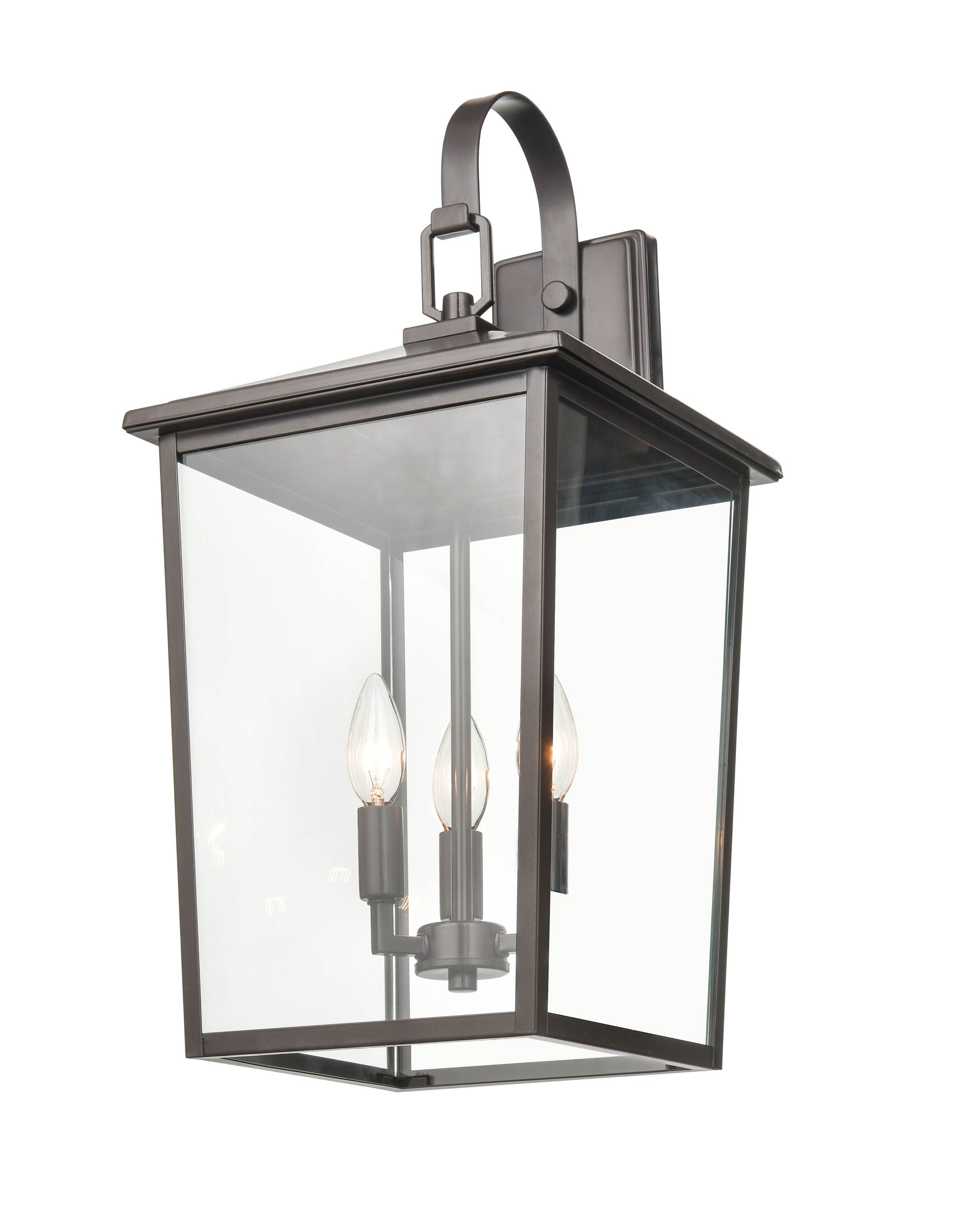 11'' Fetterton Powder Coated Bronze 3 Light Wall Sconce
