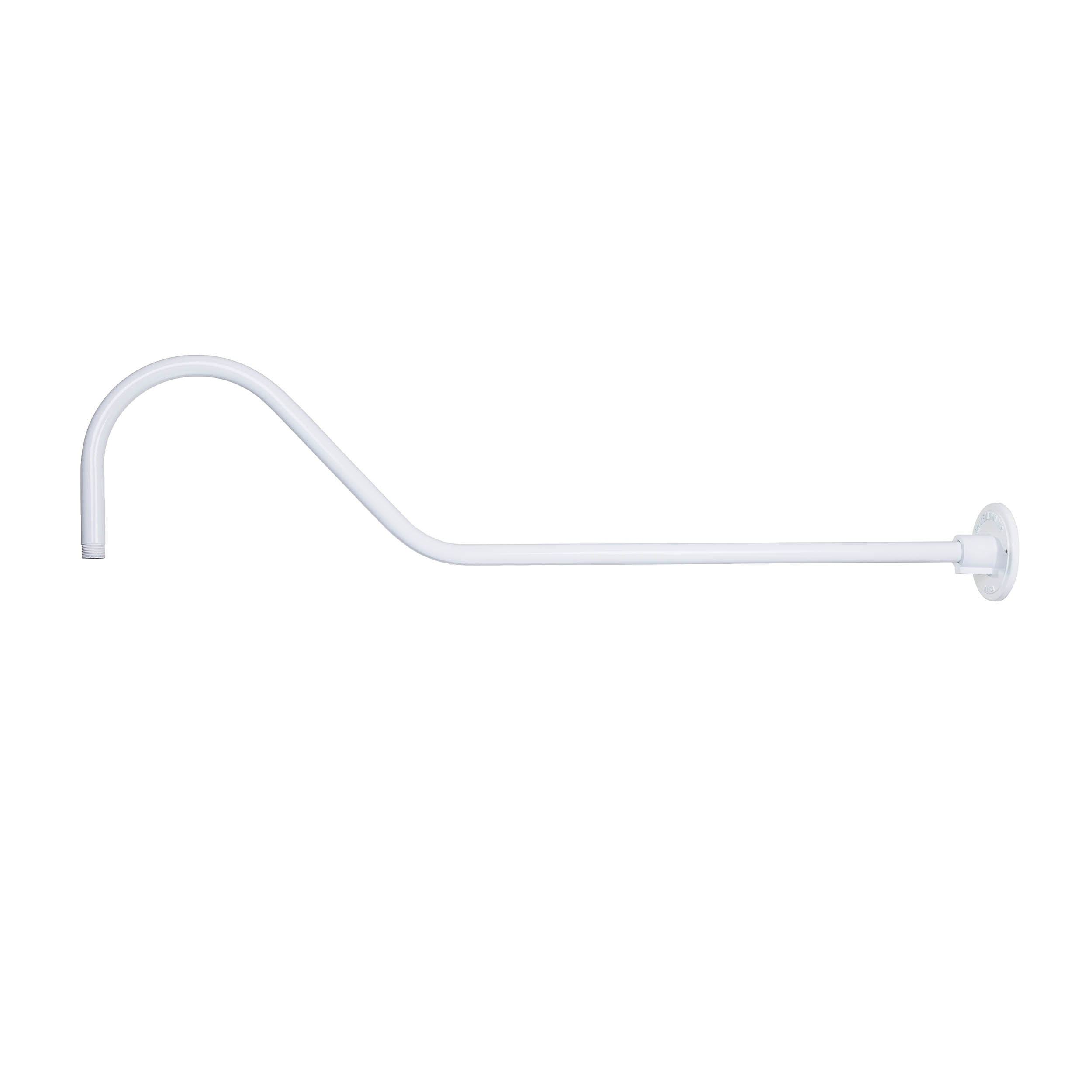 11.5-inch R Series White Gooseneck Arm