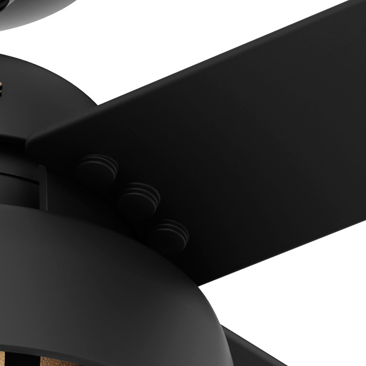 52 inch Spring Mill Matte Black Damp Rated Ceiling Fan with LED Light Kit and Pull Chain