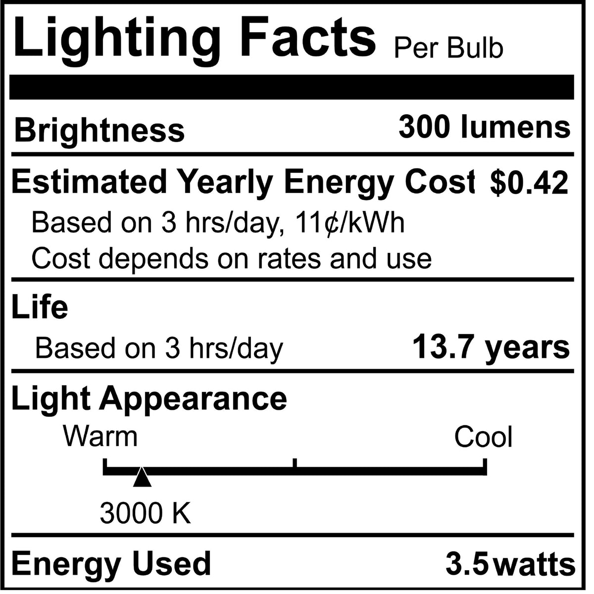 T5 3.5W Dimmable Frost Filament LED Light Bulb with G9 Base, 3000K, 300 Lumens, 4-Pack