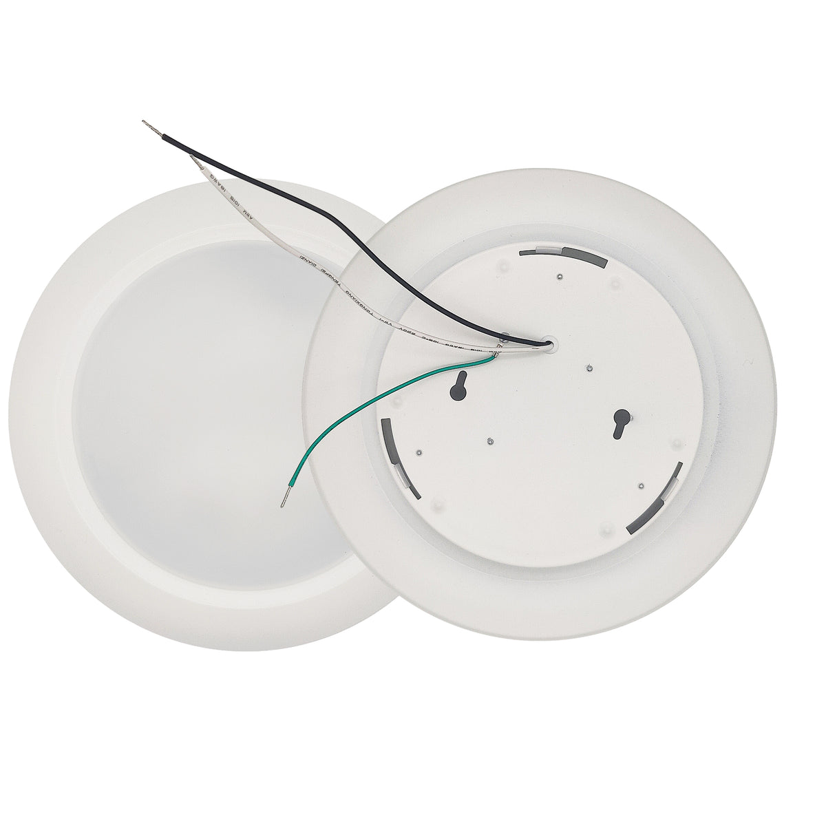 10-inch White 25W Dimmable LED Disc Downlight, 3000K, 2000 Lumens