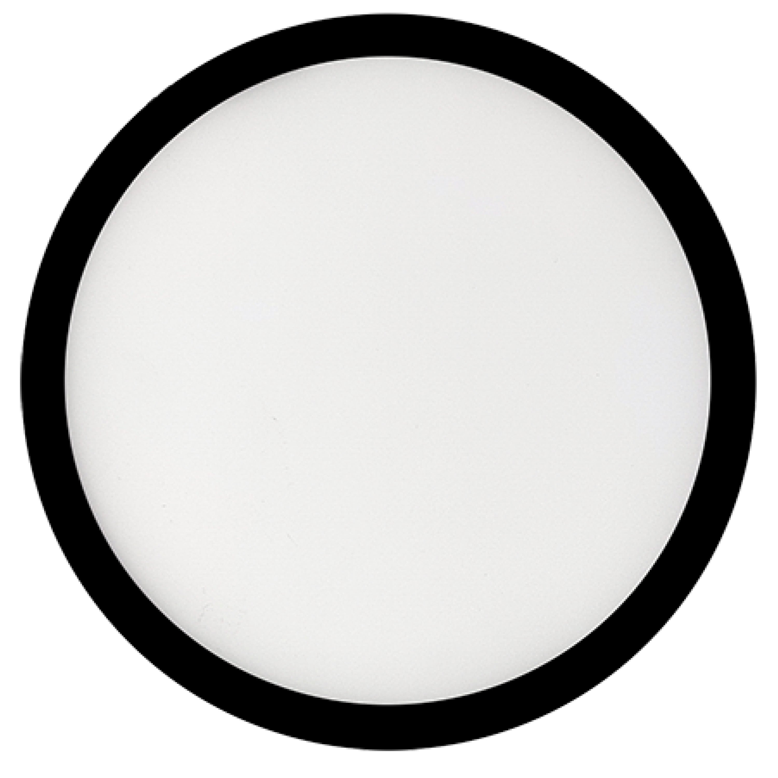 7-inch Black 14W Dimmable LED Flush Mount Ceiling Light, 3000K, 1150 Lumens