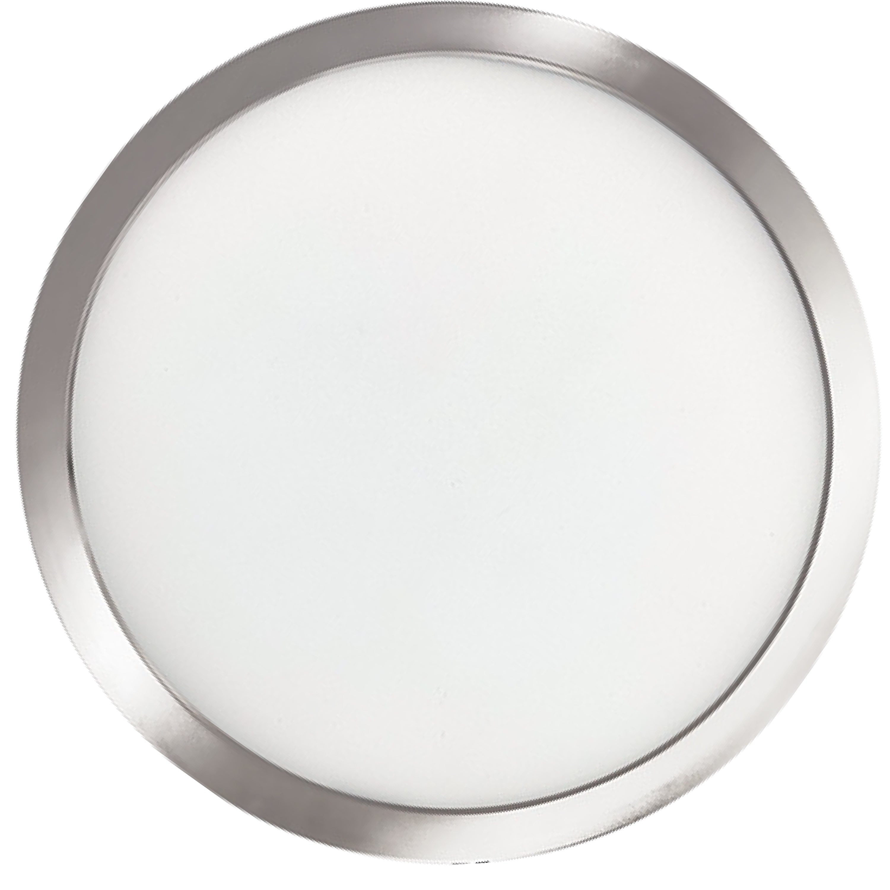 7-inch Nickel 14W Dimmable LED Flush Mount Ceiling Light, 3000K, 1150 Lumens
