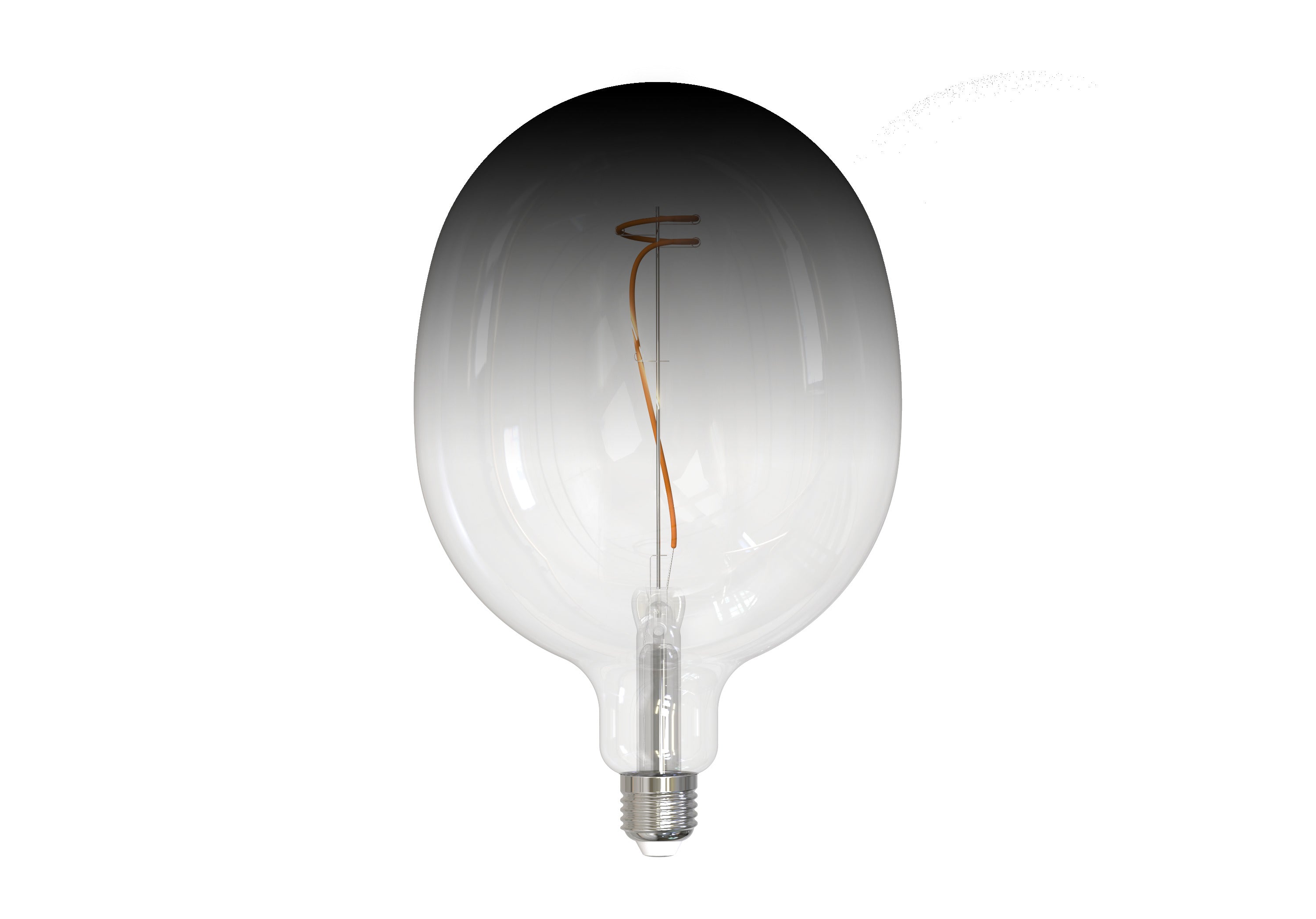 Gradient C53 4.5W Dimmable Clear/Smoke Filament LED Light Bulb with E26 Base, 3000K, 200 Lumens