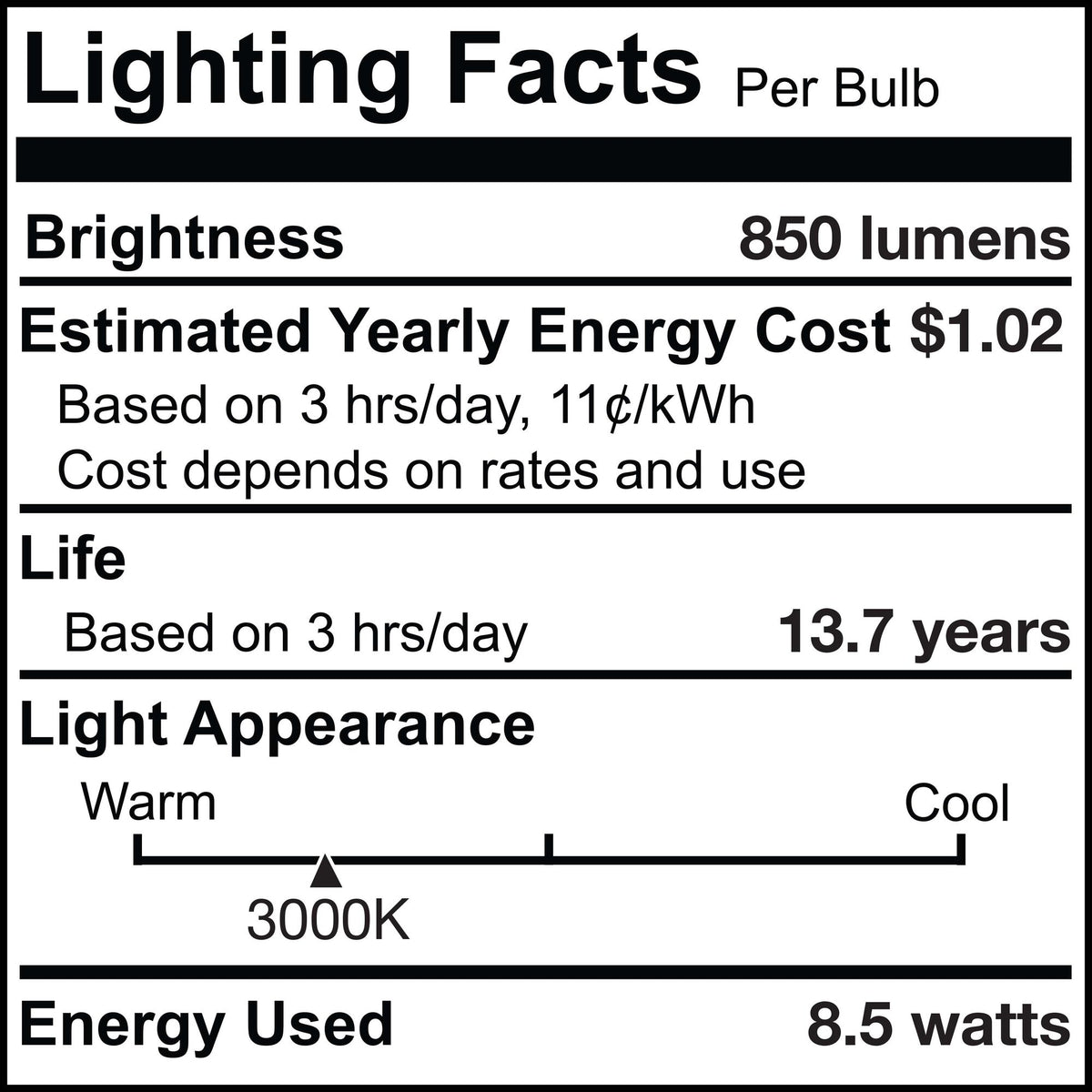 ST18 8.5W Dimmable Clear Filament LED Light Bulb with E26 Base, 3000K, 850 Lumens, 4-Pack