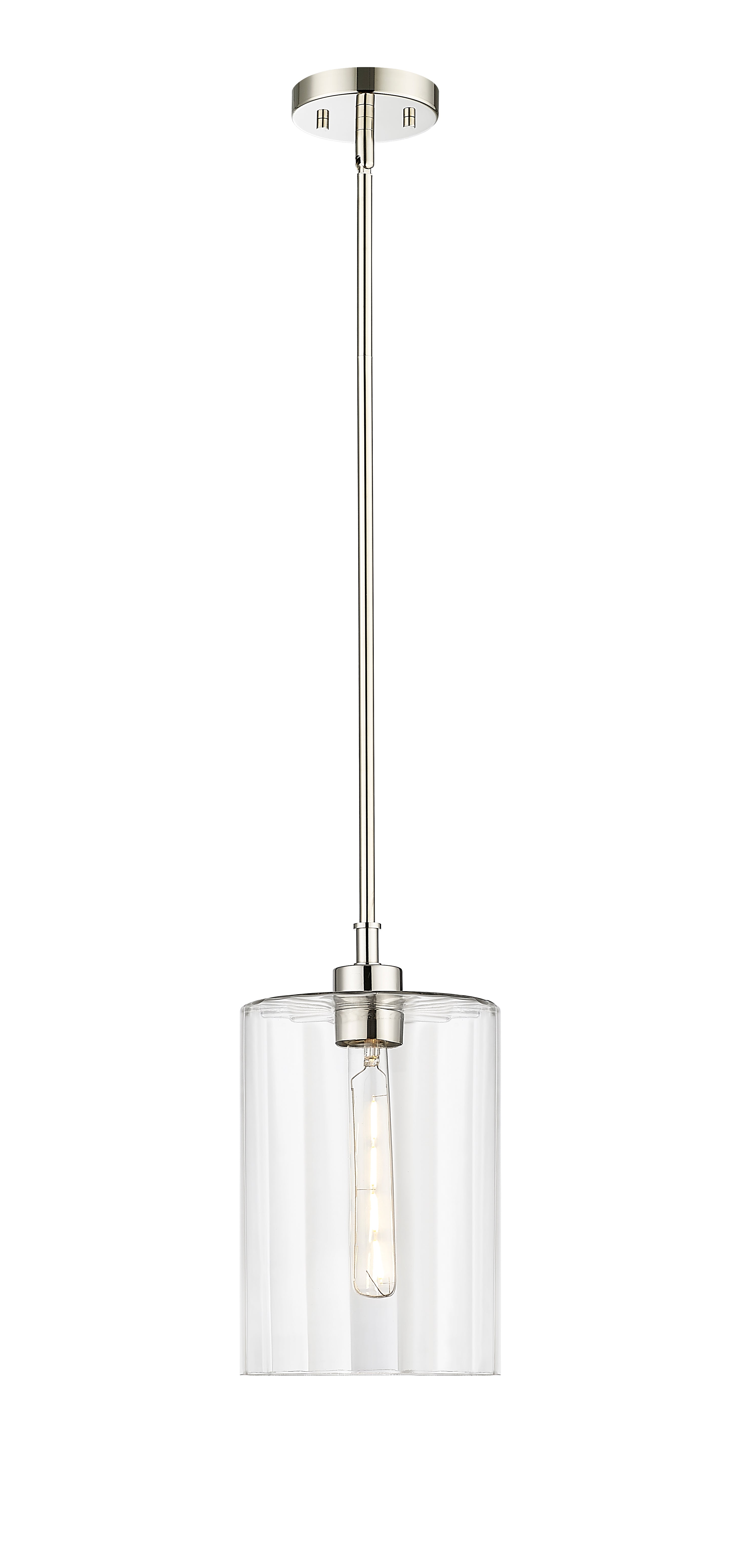 13.75'' Chastine Polished Nickel 1 Light Pendant