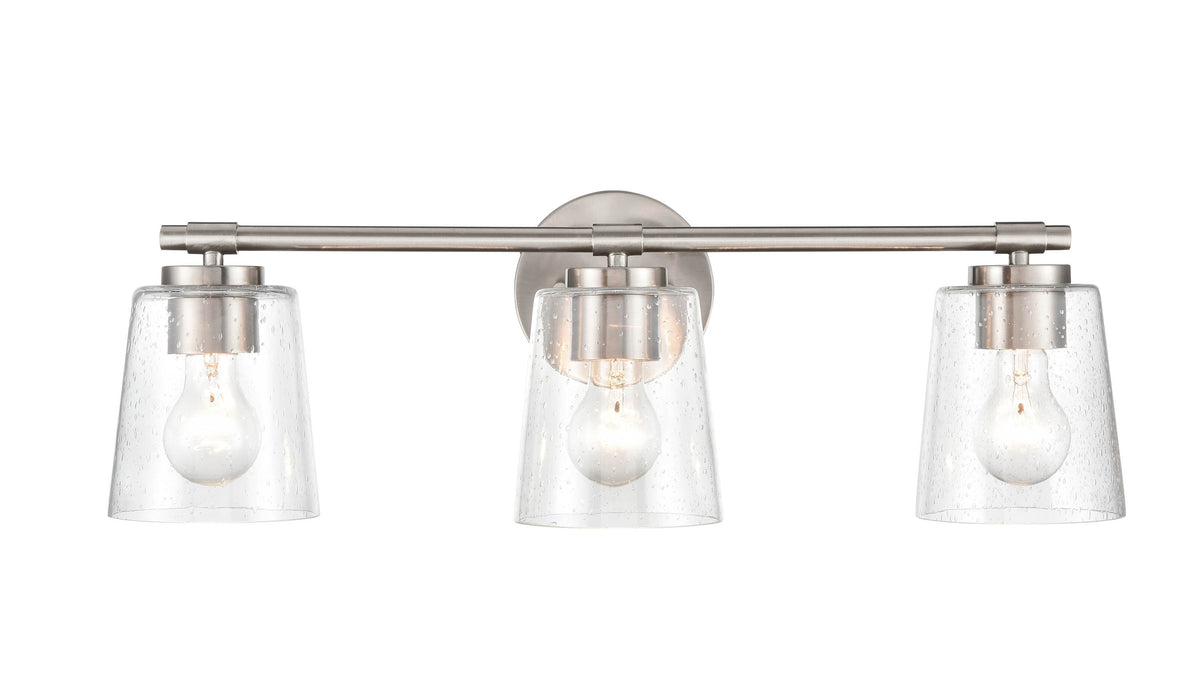 24.5'' Brushed Nickel 3 Light Bath Vanity