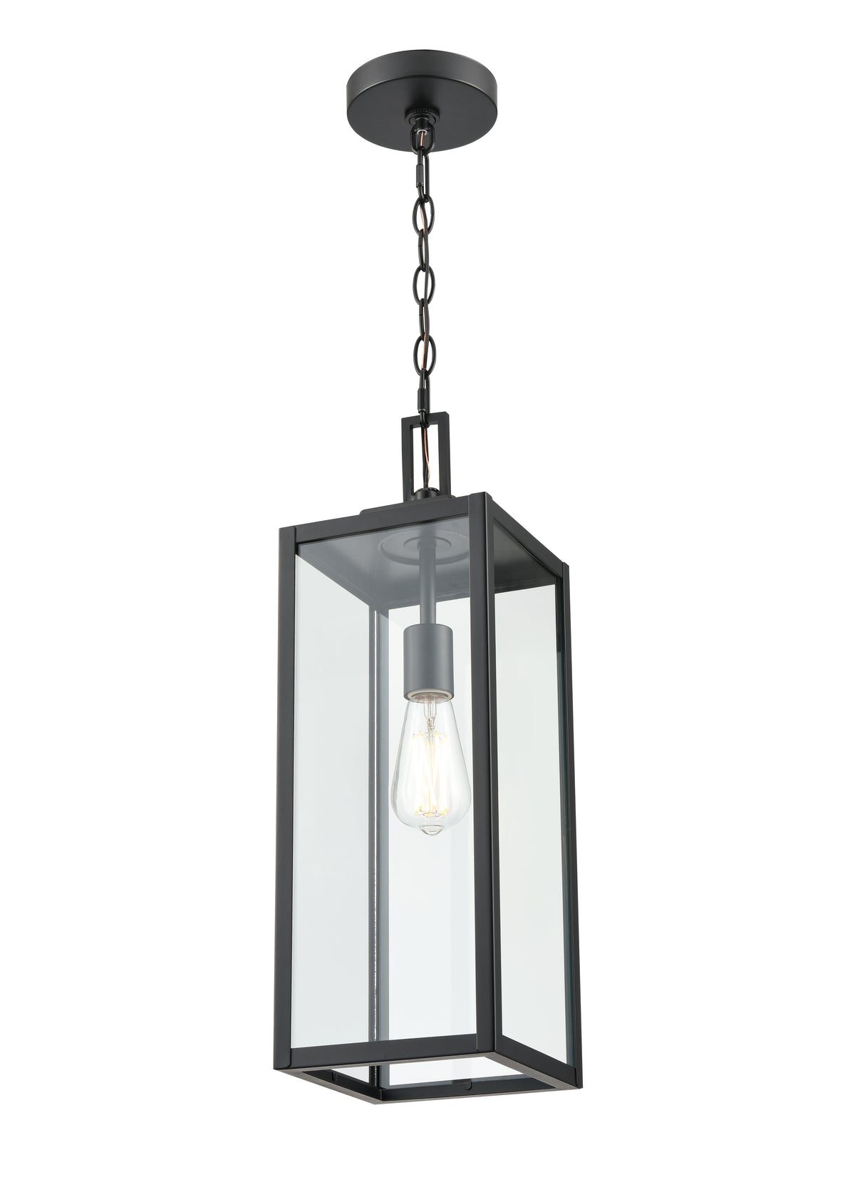 21.5'' Atless Powder Coated Black 1 Light Hanging Pendant