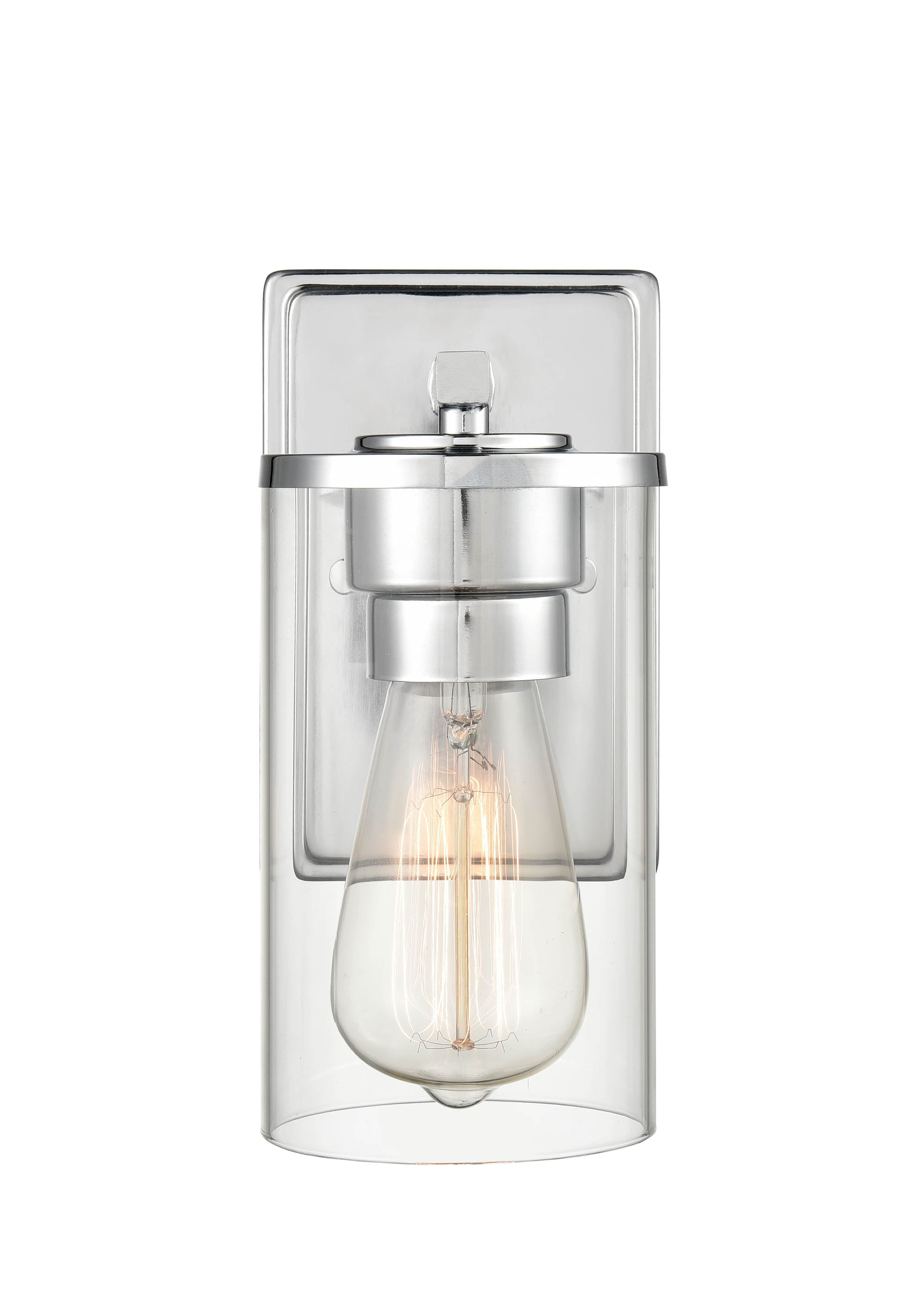 4.33'' Verlana Chrome 1 Light Wall Sconce
