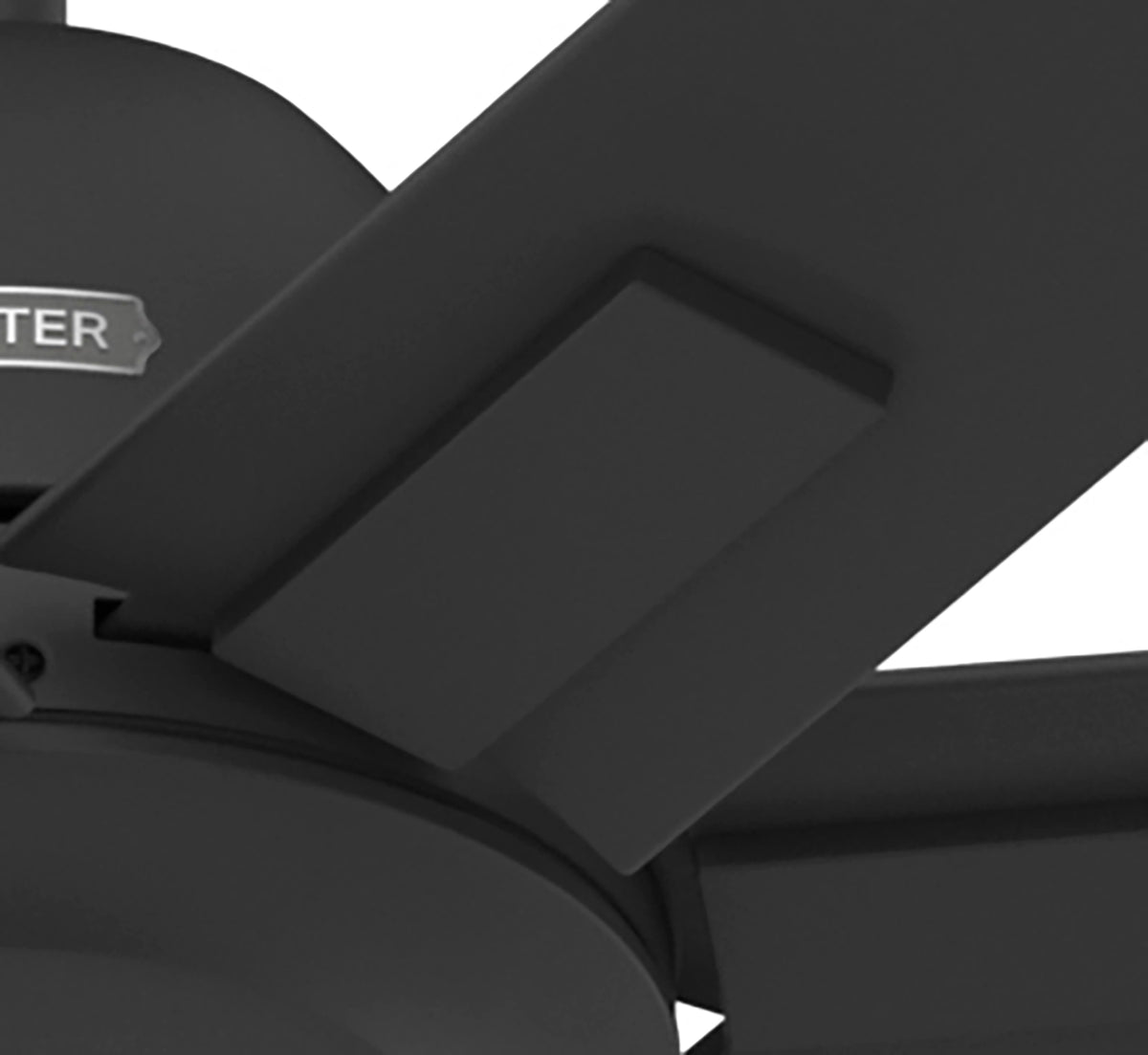 60 inch Downtown ENERGY STAR® Matte Black Damp Rated Ceiling Fan and Wall Control
