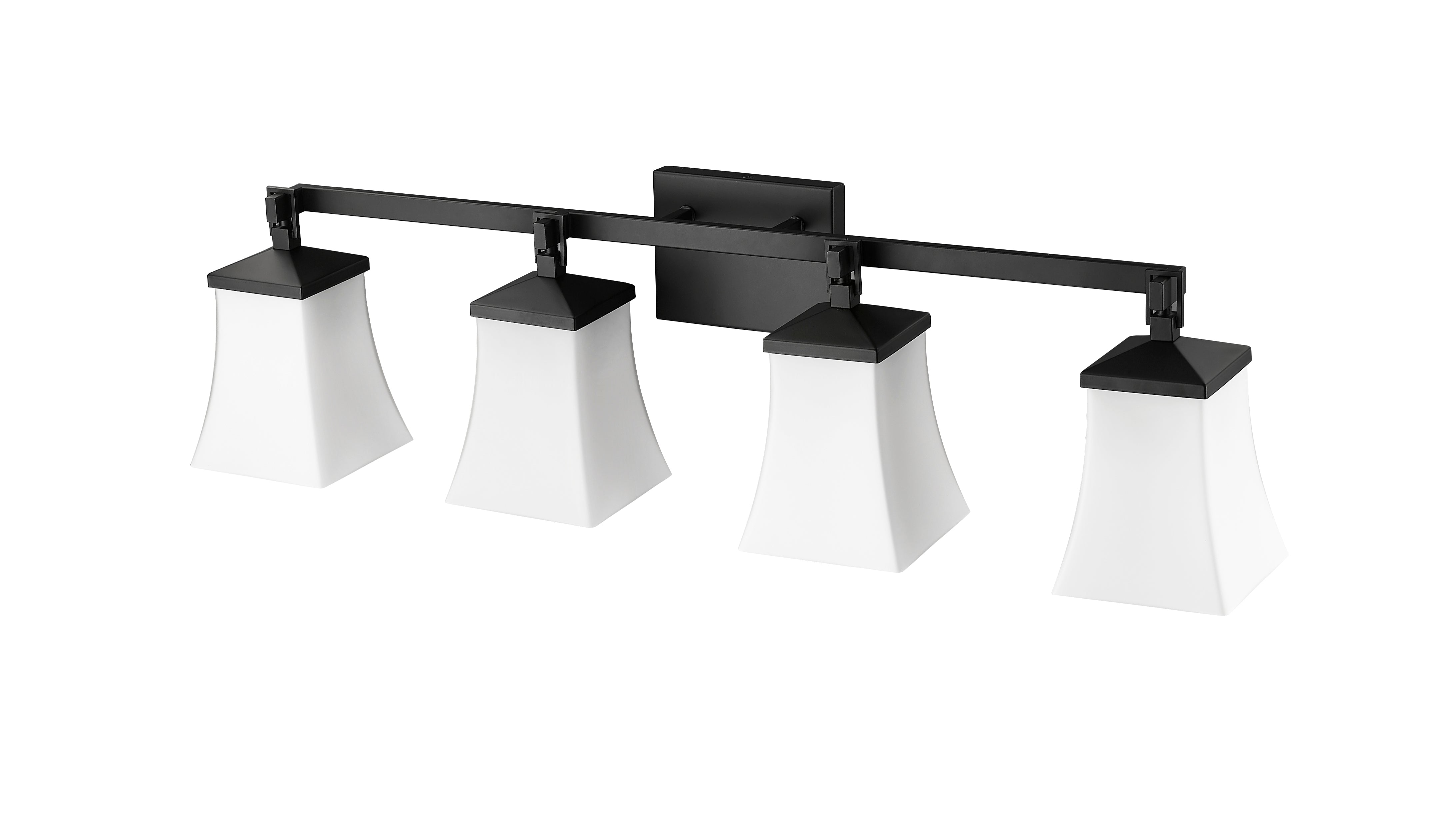 33.25'' Sonorra Matte Black 4 Light Bath Vanity