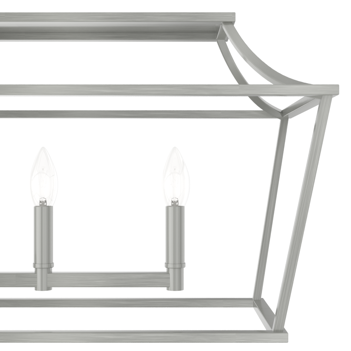 Laurel Ridge 42-inch 6-light Brushed Nickel Linear Chandelier
