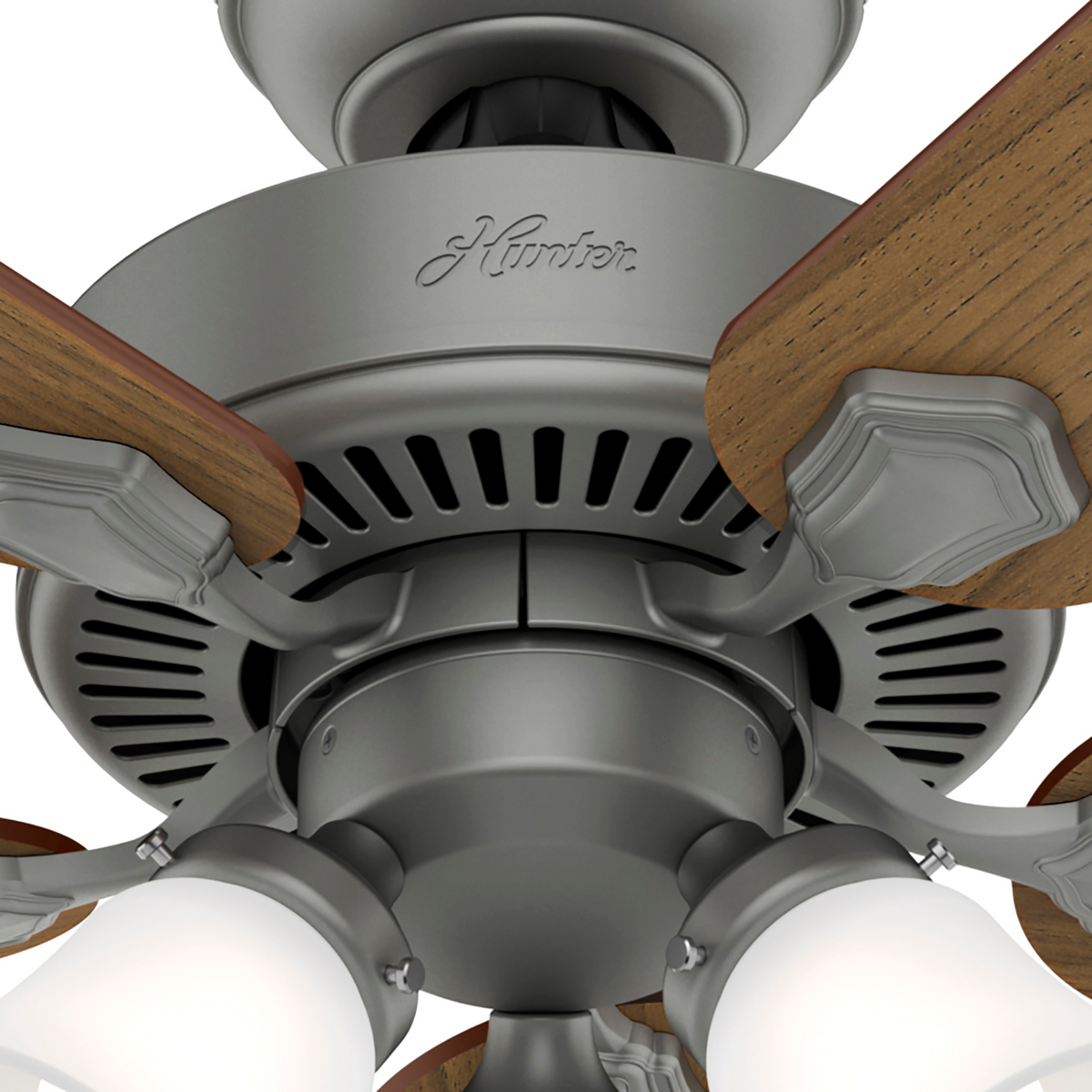 52 inch Swanson Matte Silver Ceiling Fan with LED Light Kit