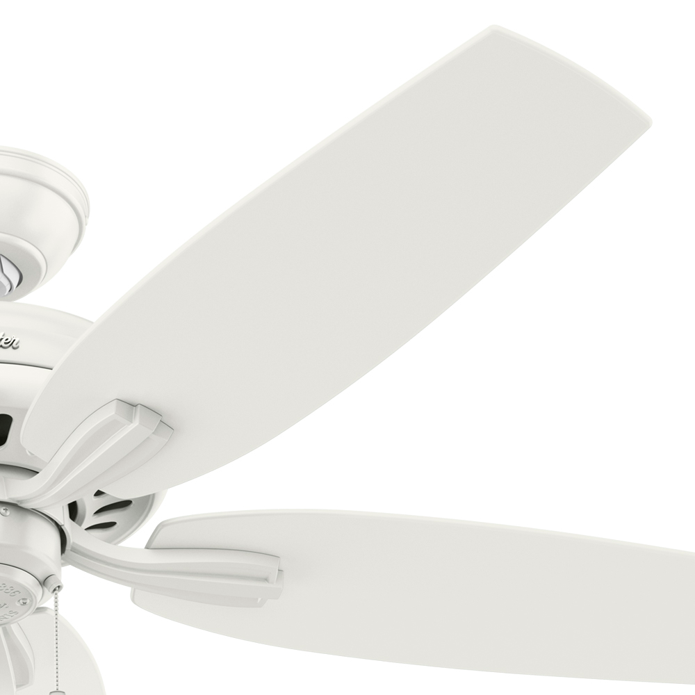 52 inch Newsome Fresh White Ceiling Fan and Pull Chain