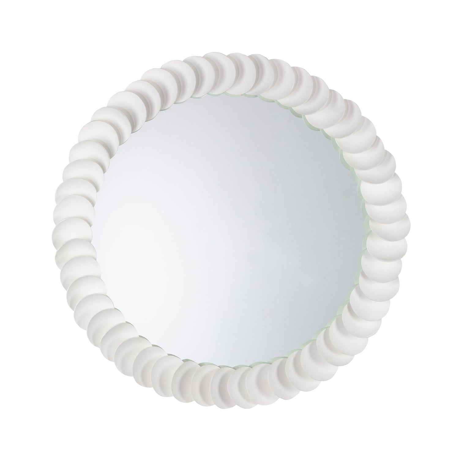 Cocco Matte White Wall Mirror