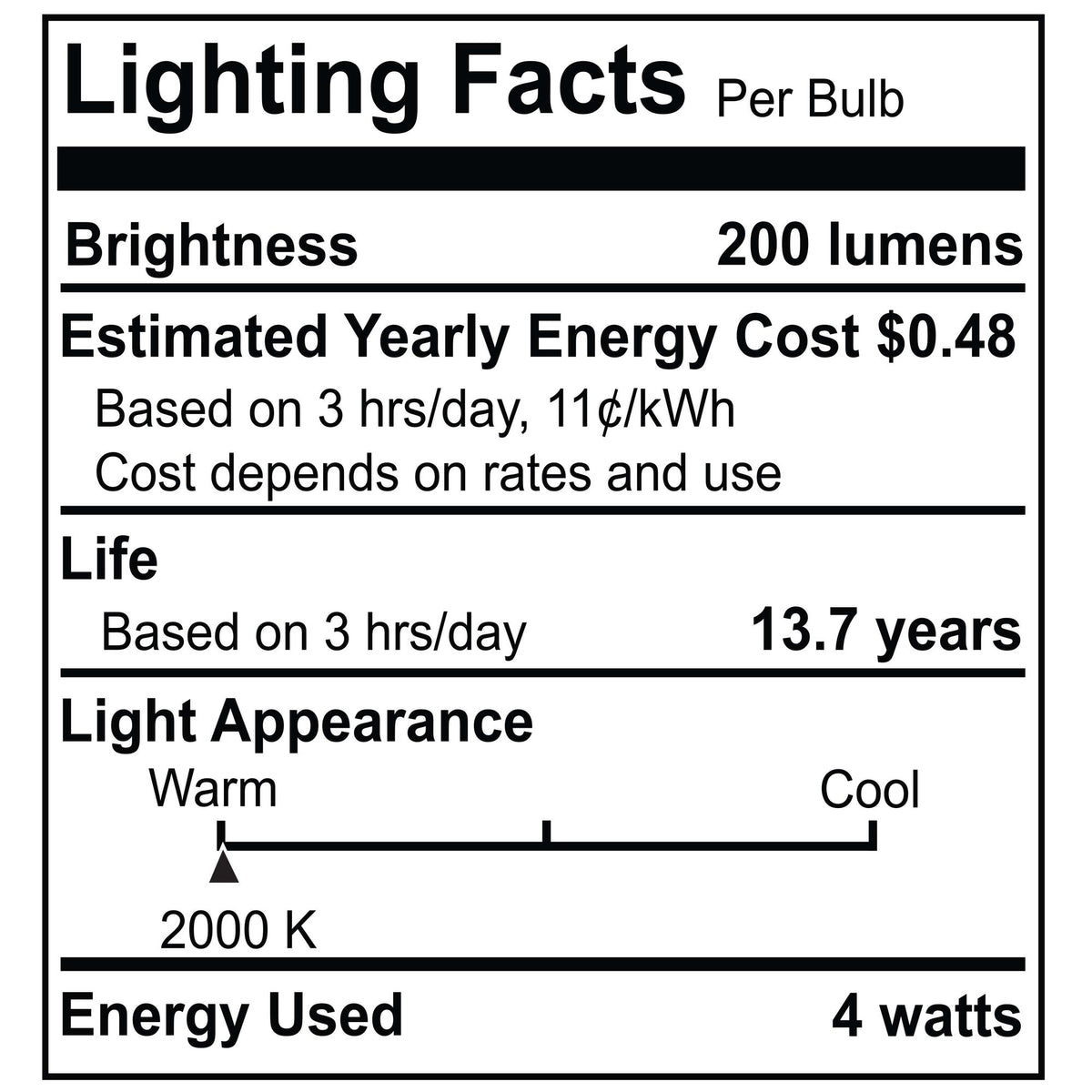 Antique 4W Dimmable LED Flush Mount Ceiling Light, 2000K, 200 Lumens, 7.75-inch Dia x 12.5-inch L