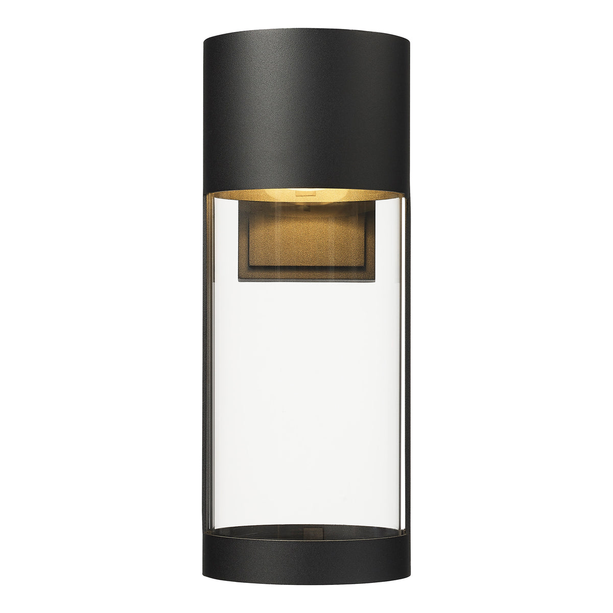 15-inch Trefor Powder Coated Black Outdoor Wall Sconce