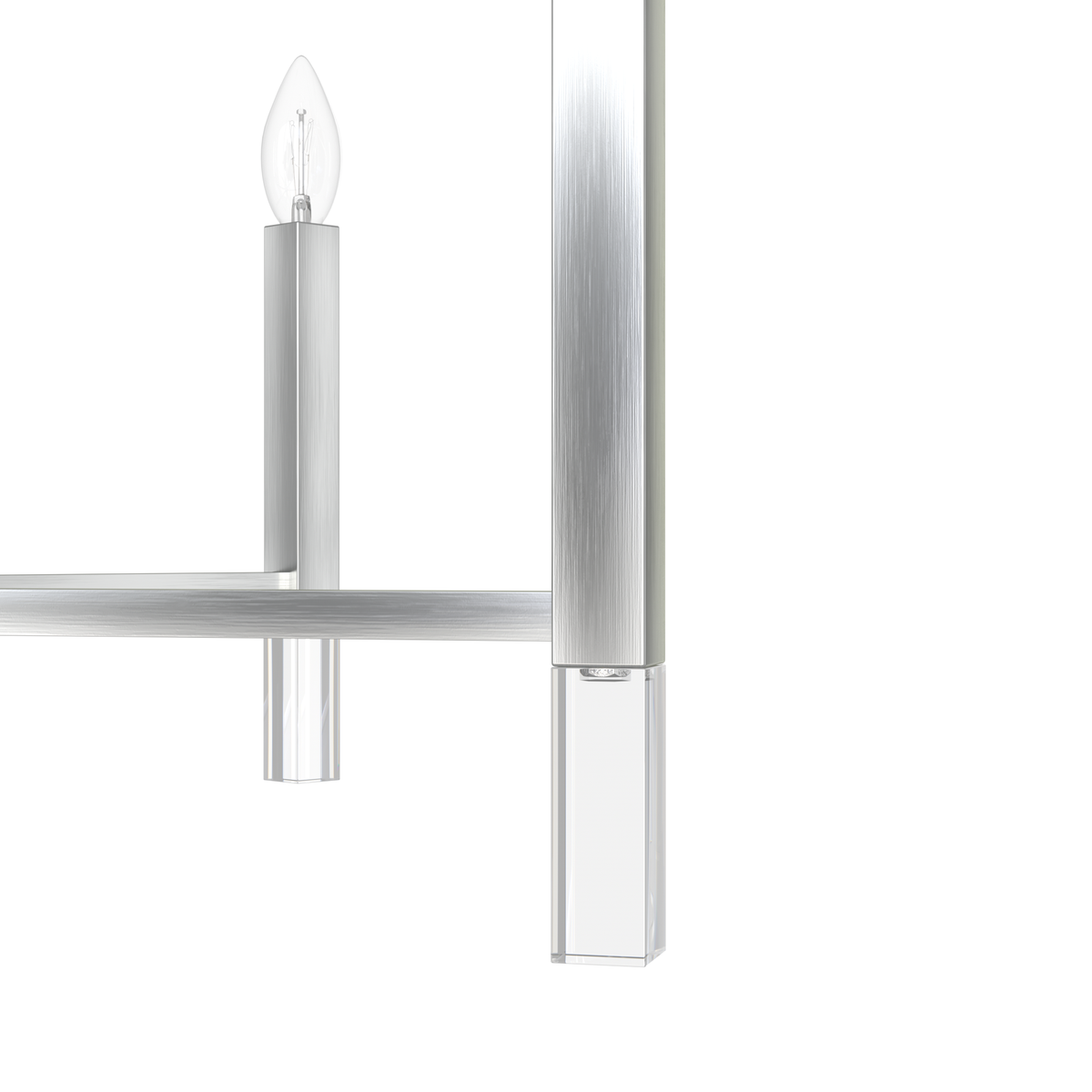 Sunjai 40-inch 12-light Brushed Nickel Chandelier