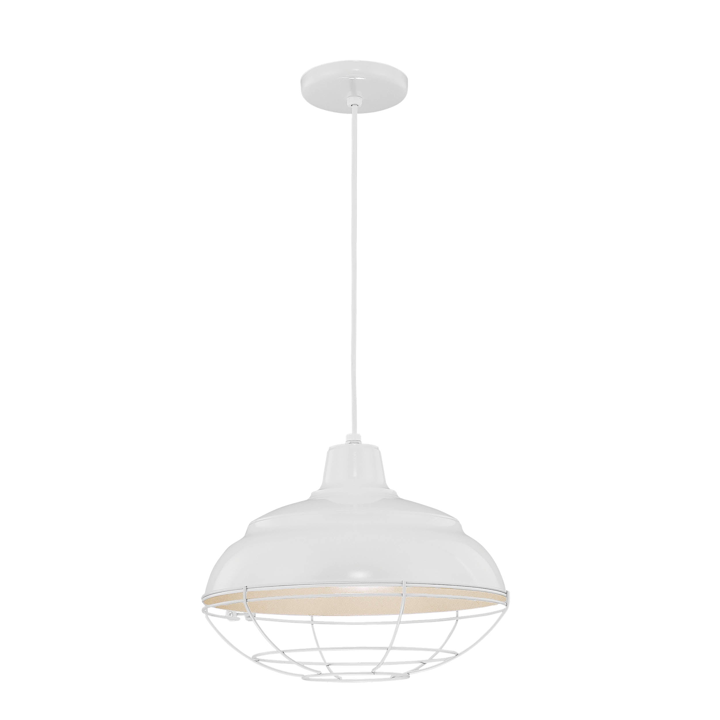 8.25'' R Series White 1 Light Pendant