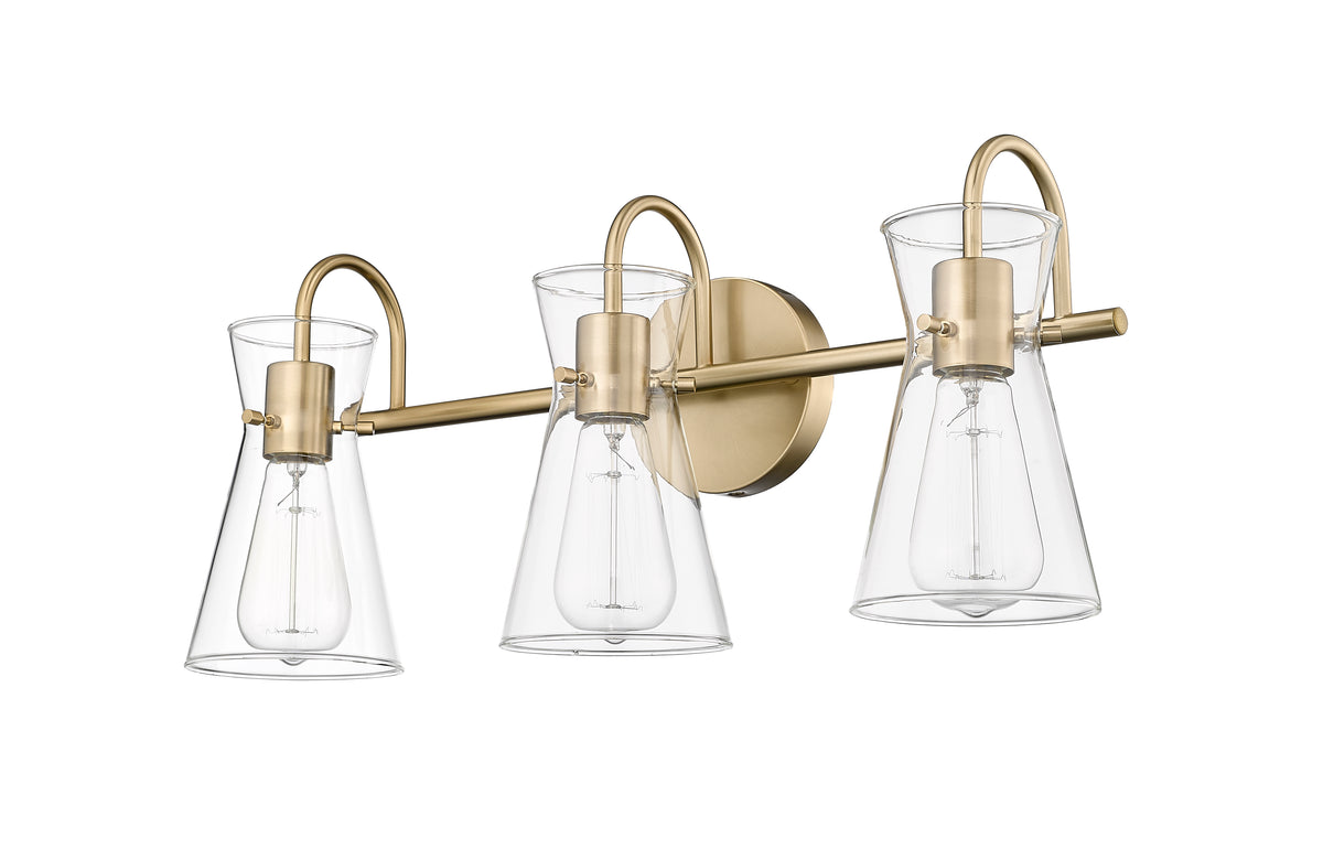 22'' Camellia Modern Gold 3 Light Bath Vanity