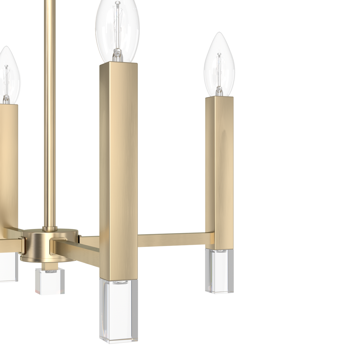 Sunjai 17.25-inch 4-light Alturas Gold Lantern Pendant
