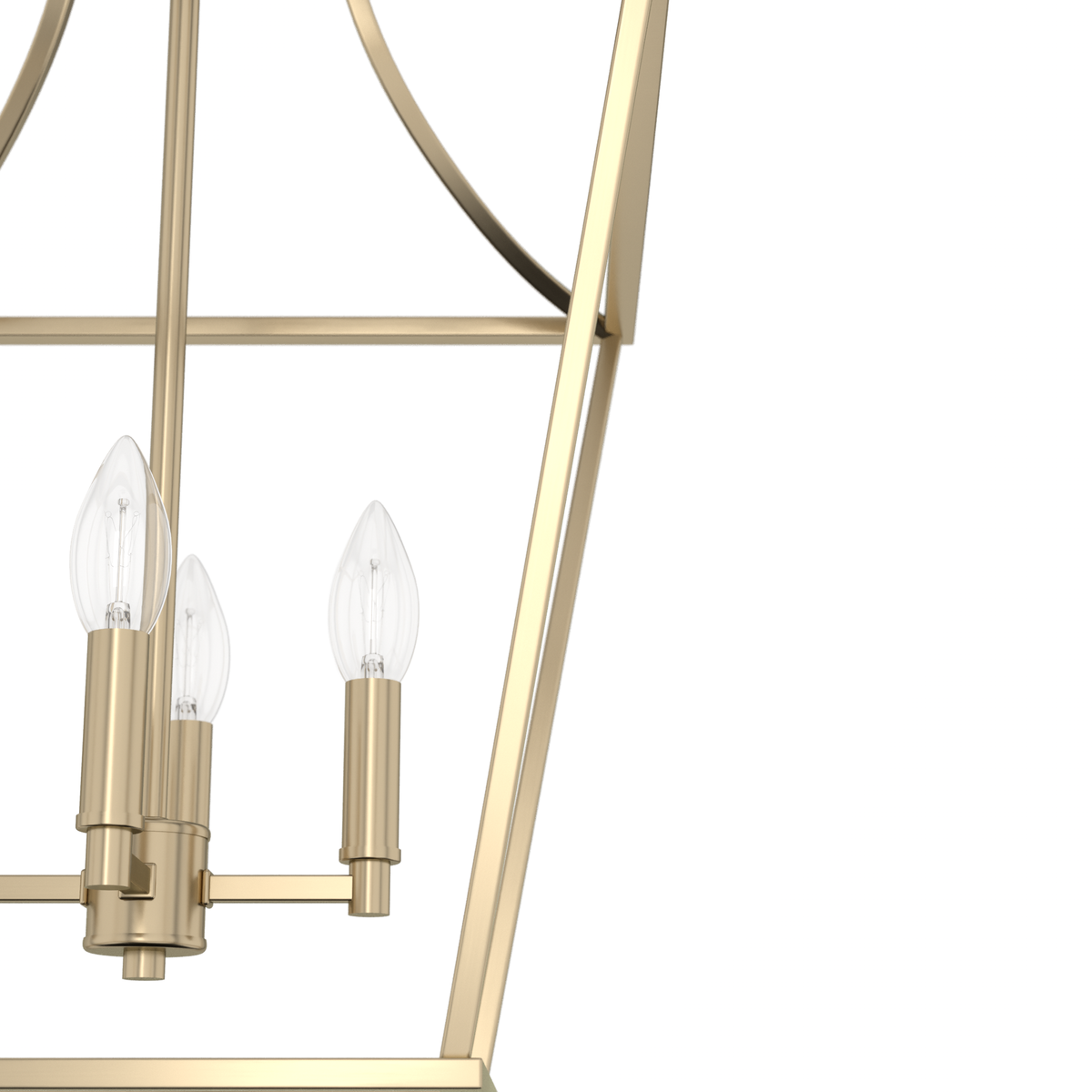Laurel Ridge 15-inch 4-light Alturas Gold Lantern Pendant
