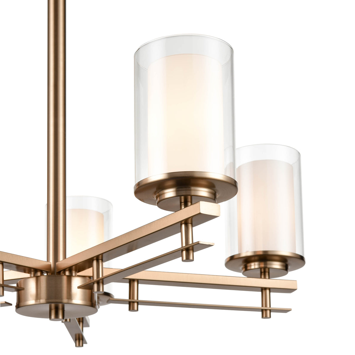 23'' Huderson Modern Gold 5 Light Chandelier