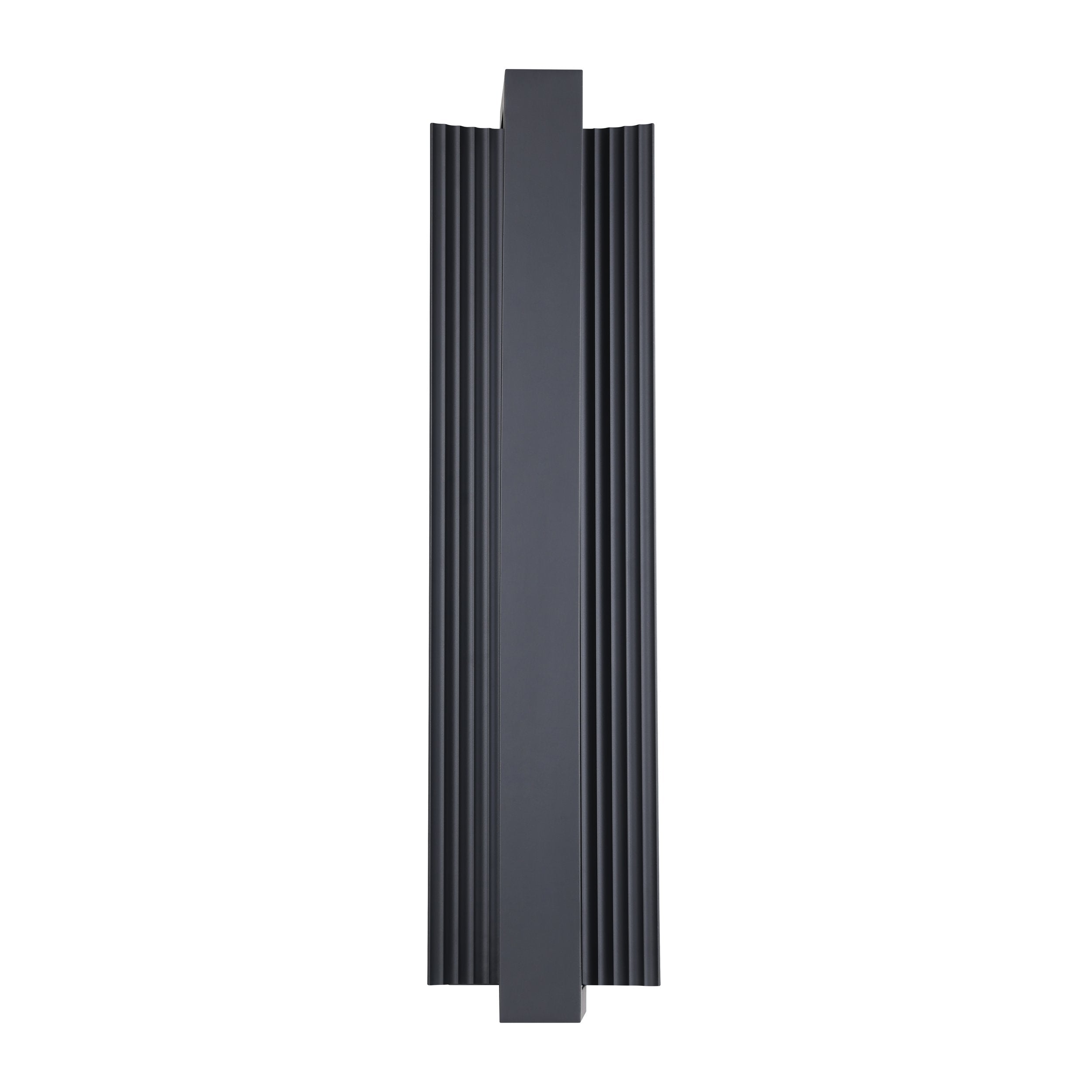 Jubilee 24-inch Matte Black 5CCT LED Exterior Wall Sconce