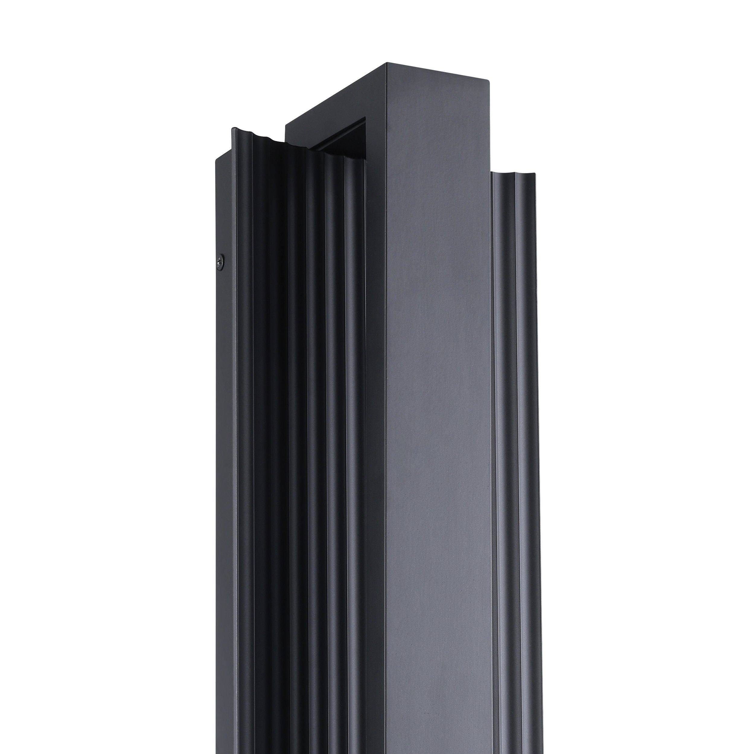 Jubilee 24-inch Matte Black 5CCT LED Exterior Wall Sconce