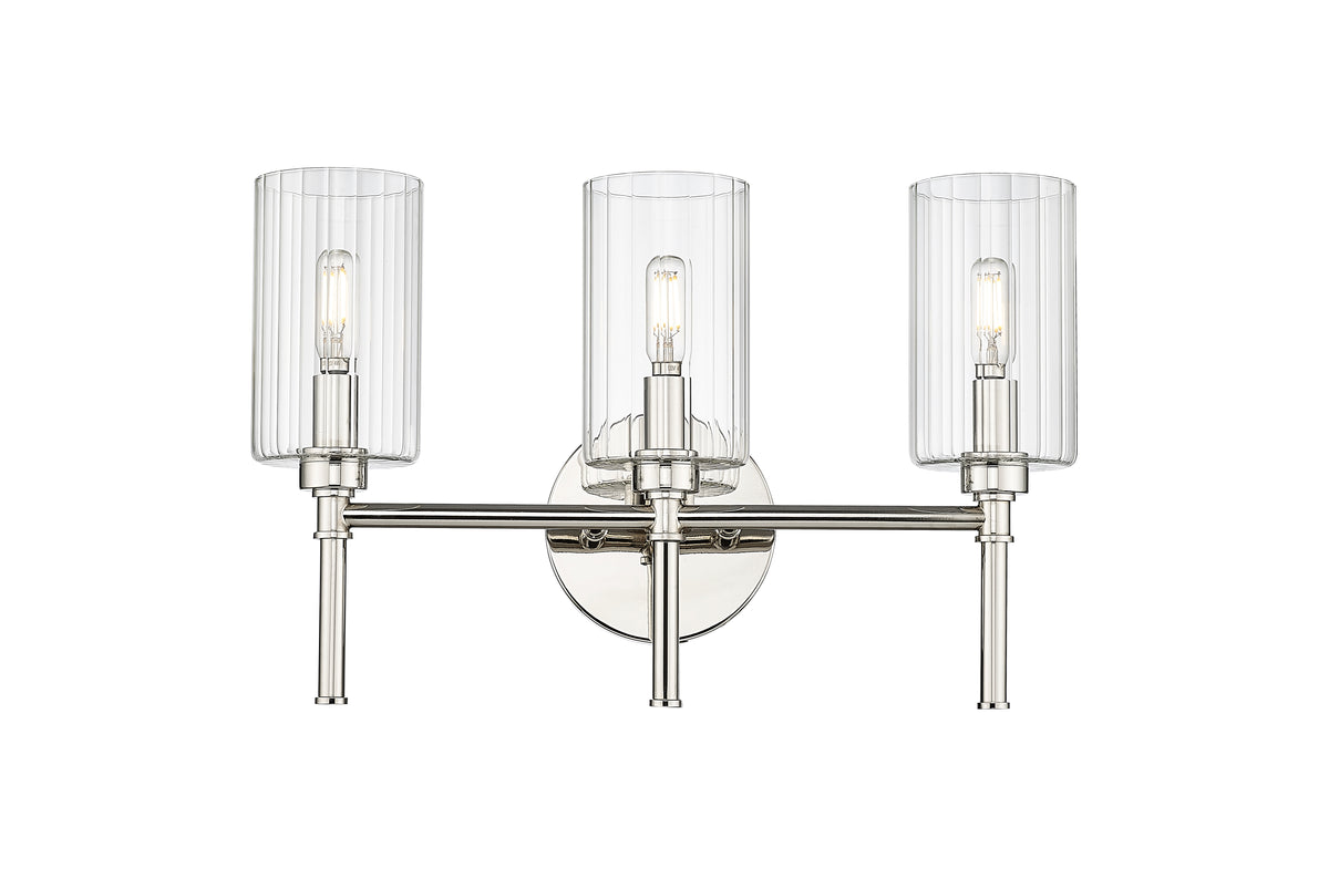 19'' Chastine Polished Nickel 3 Light Bath Vanity